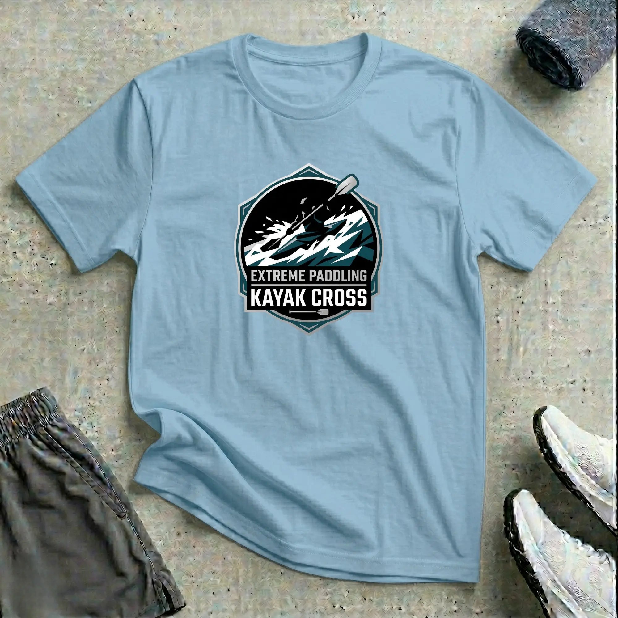 Extreme Paddling. Kayak Cross T-Shirt Printify