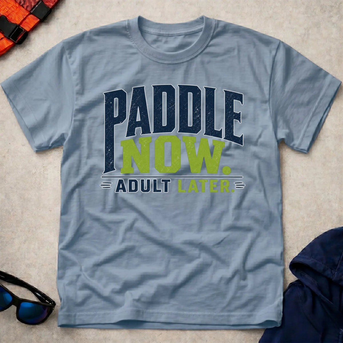 Light Blue Paddle Now t-shirt – Vector Paddle