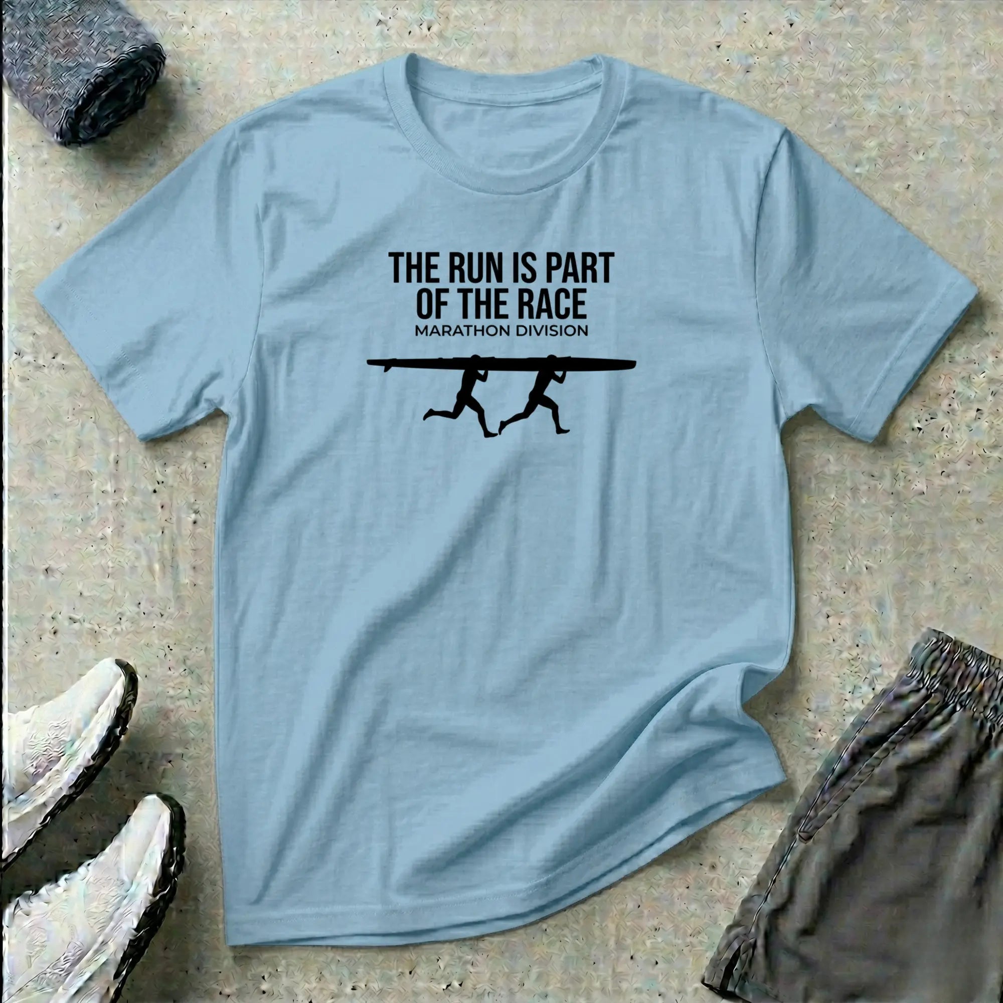 The Run Is Part Of The Race. Marathon Division K2 C2. Kayak Canoe T-Shirt Printify