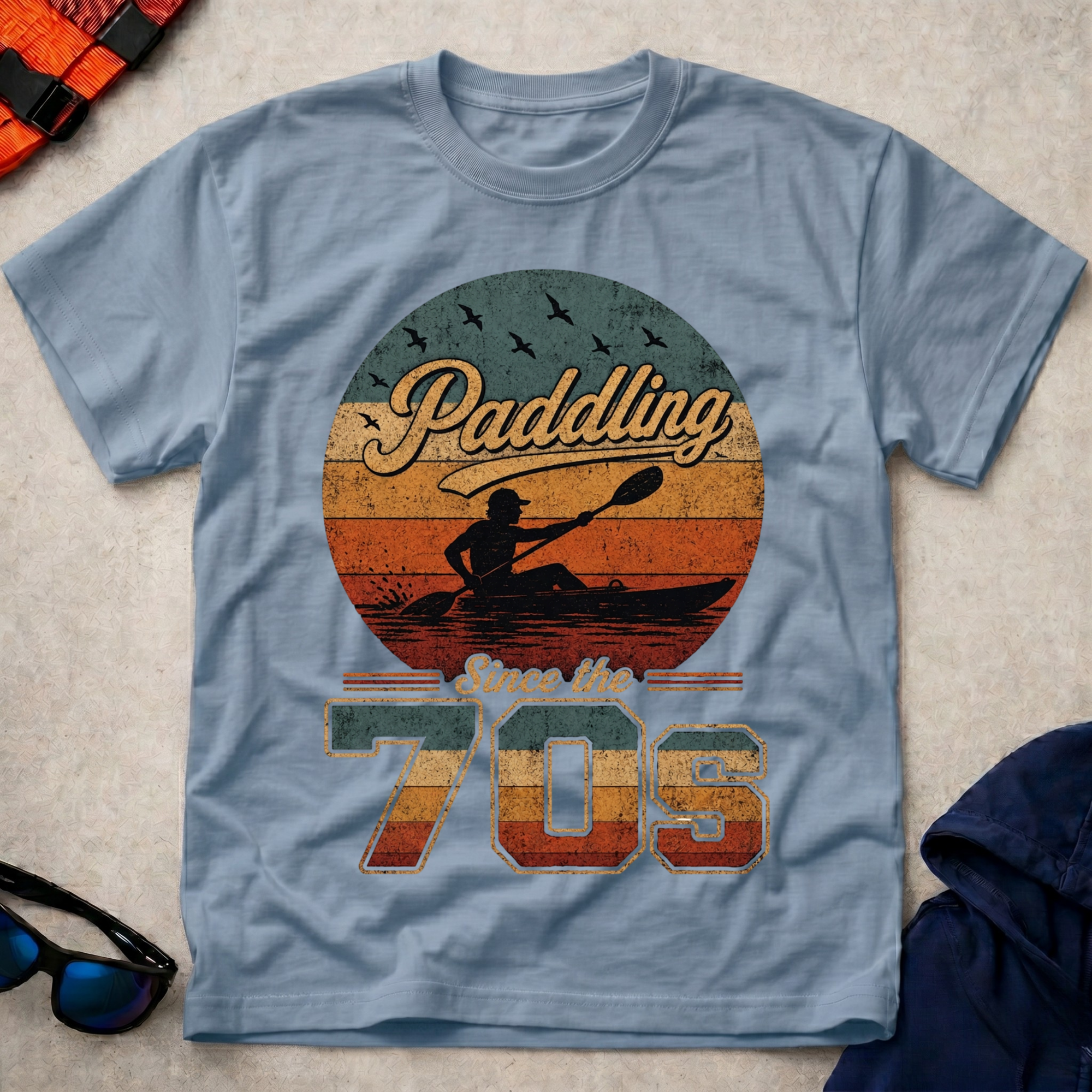 Paddling Since The 70s T-shirt 