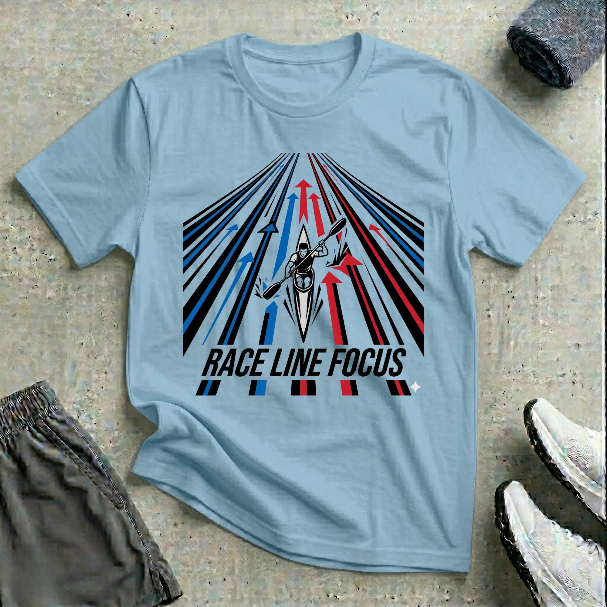 Racing Line Focus - T-Shirt Printify