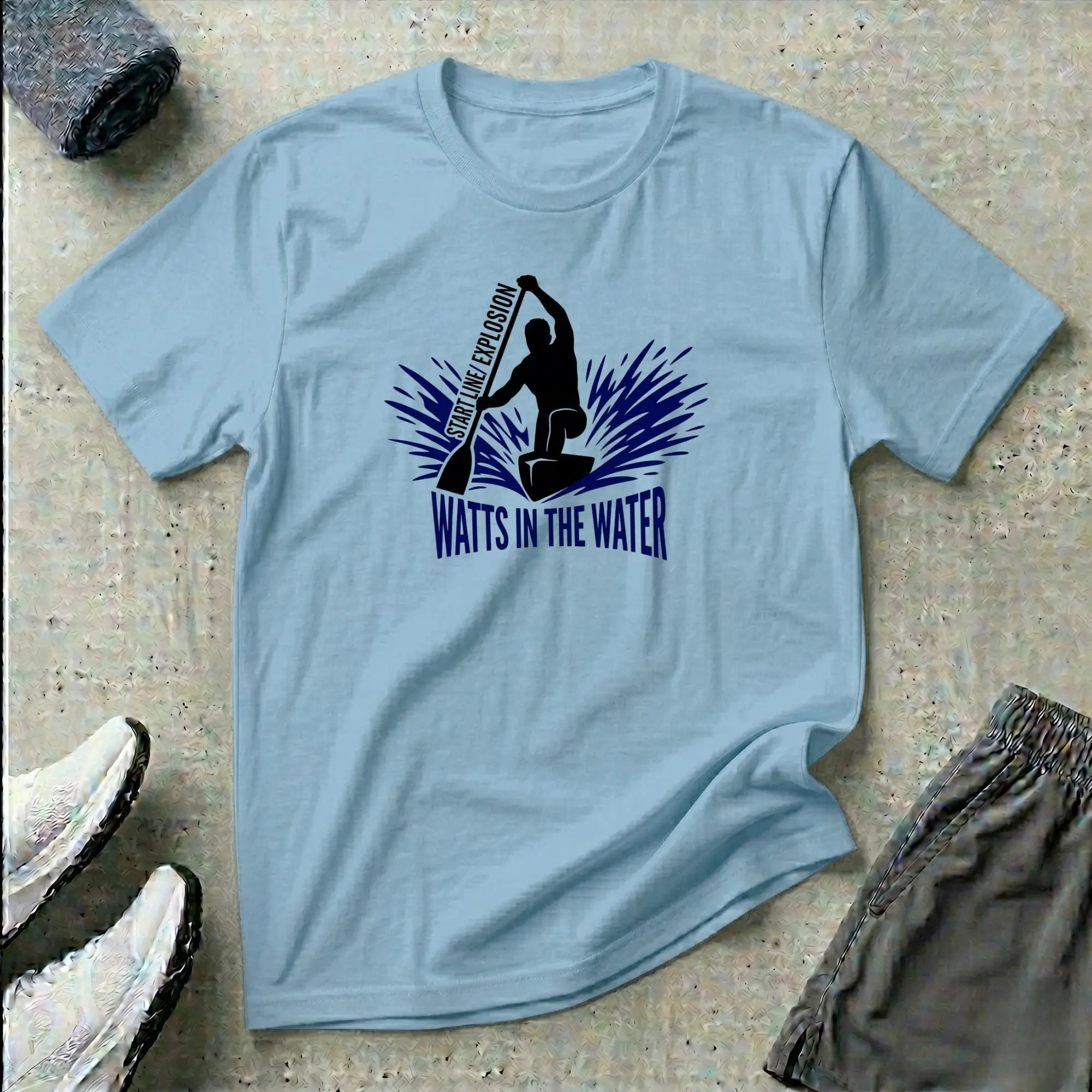 Watts In The Water. Start Line / Explosion. C1 Canoe T-Shirt Printify