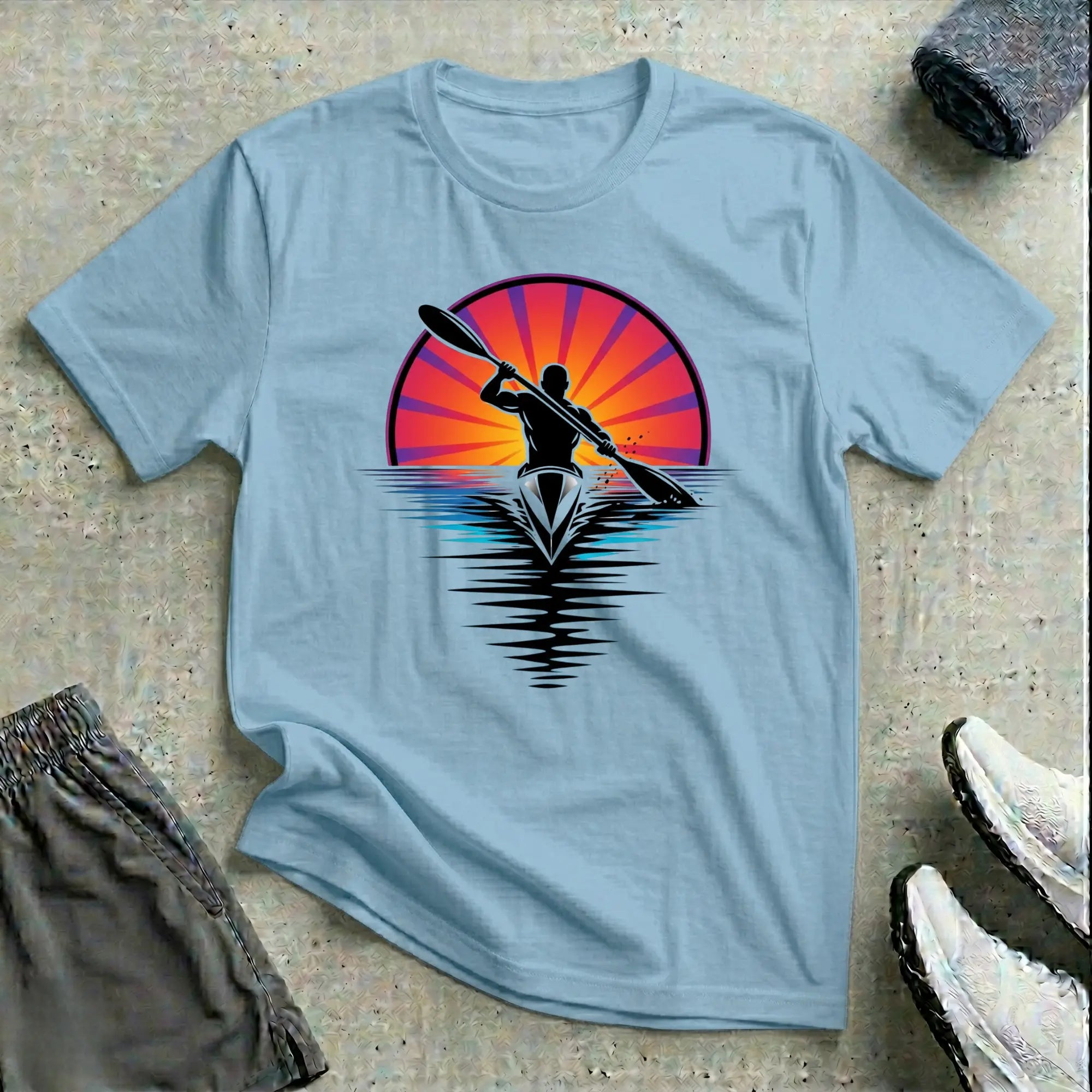 1980s Sunset Really Relaxed T-Shirt Printify