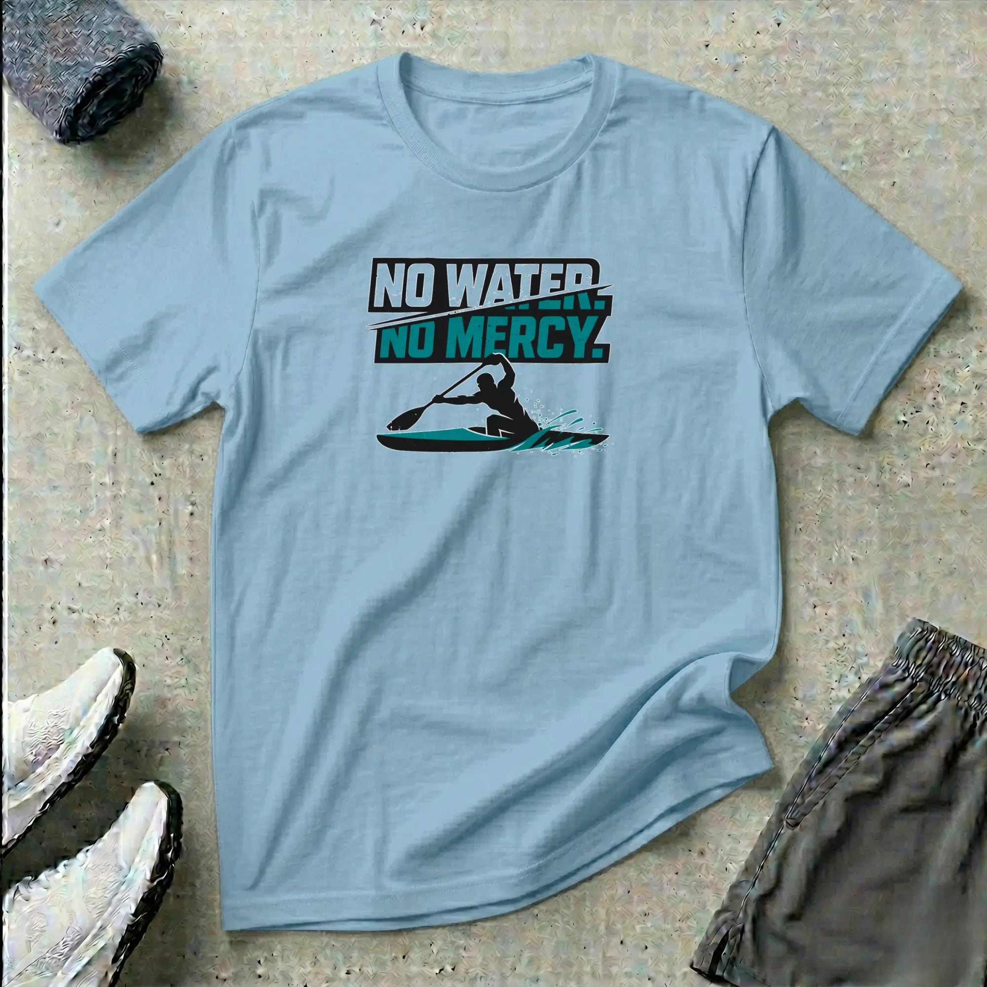 No Water No Mercy - Canoe T-Shirt Printify