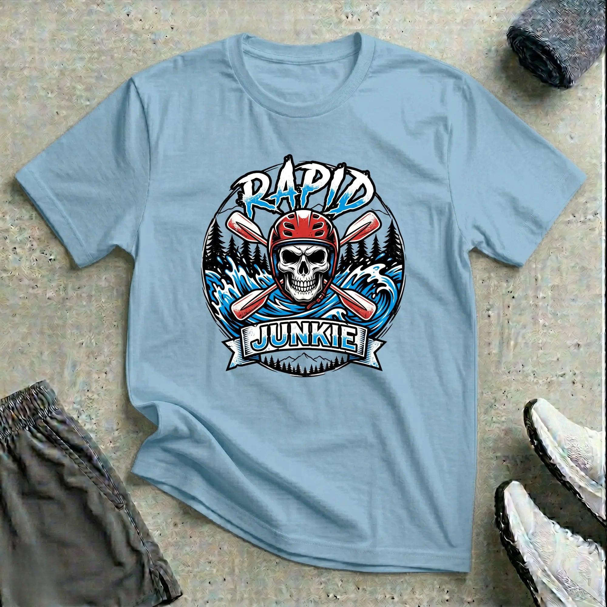 Rapid Junkie. Whitewater T-Shirt Printify