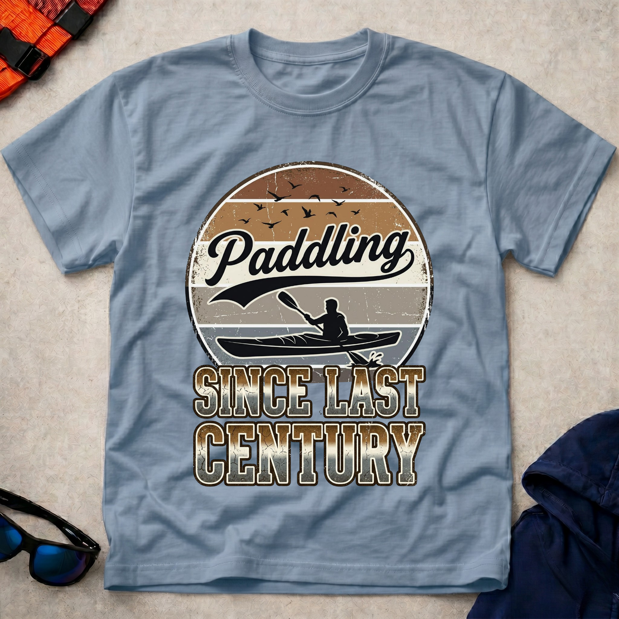 Paddling Since Last Century T-shirt 
