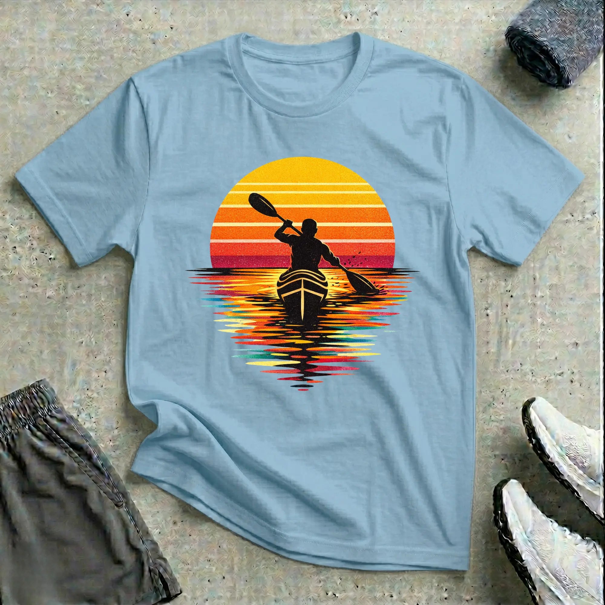 Modern Sunset. Really Relaxed T-Shirt Printify