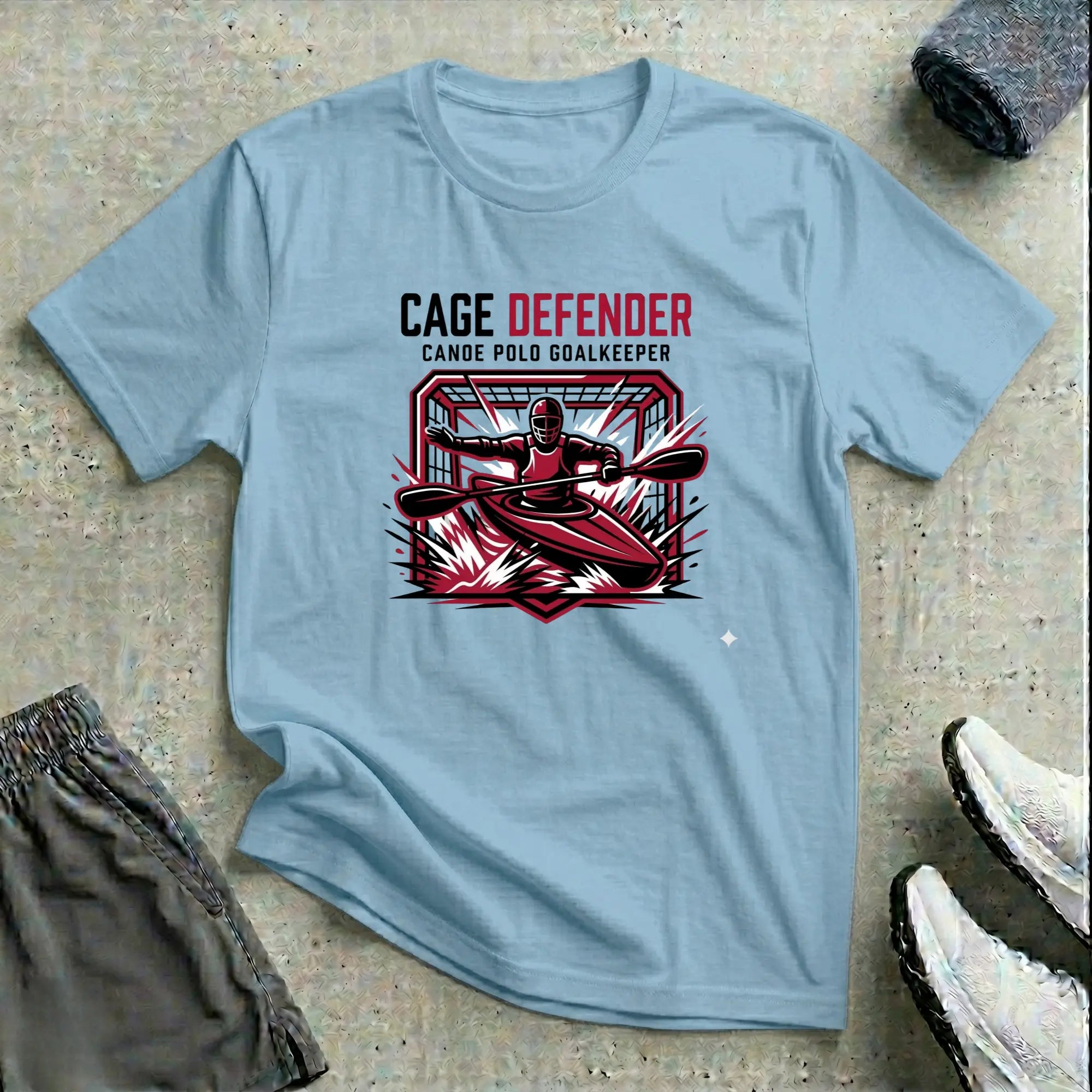 Cage Defender - Canoe Polo T-Shirt Printify