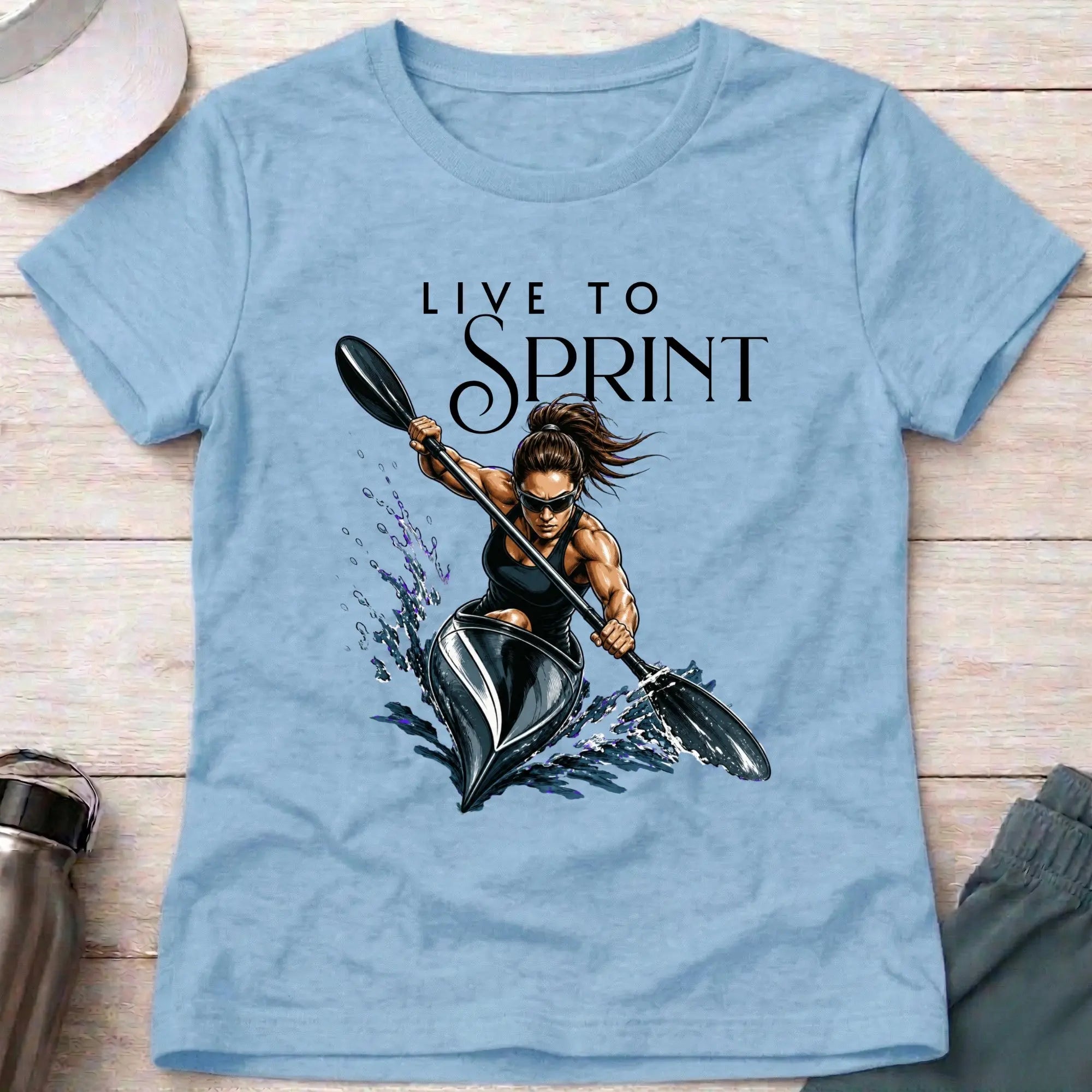 Live To Sprint Fitted Tee