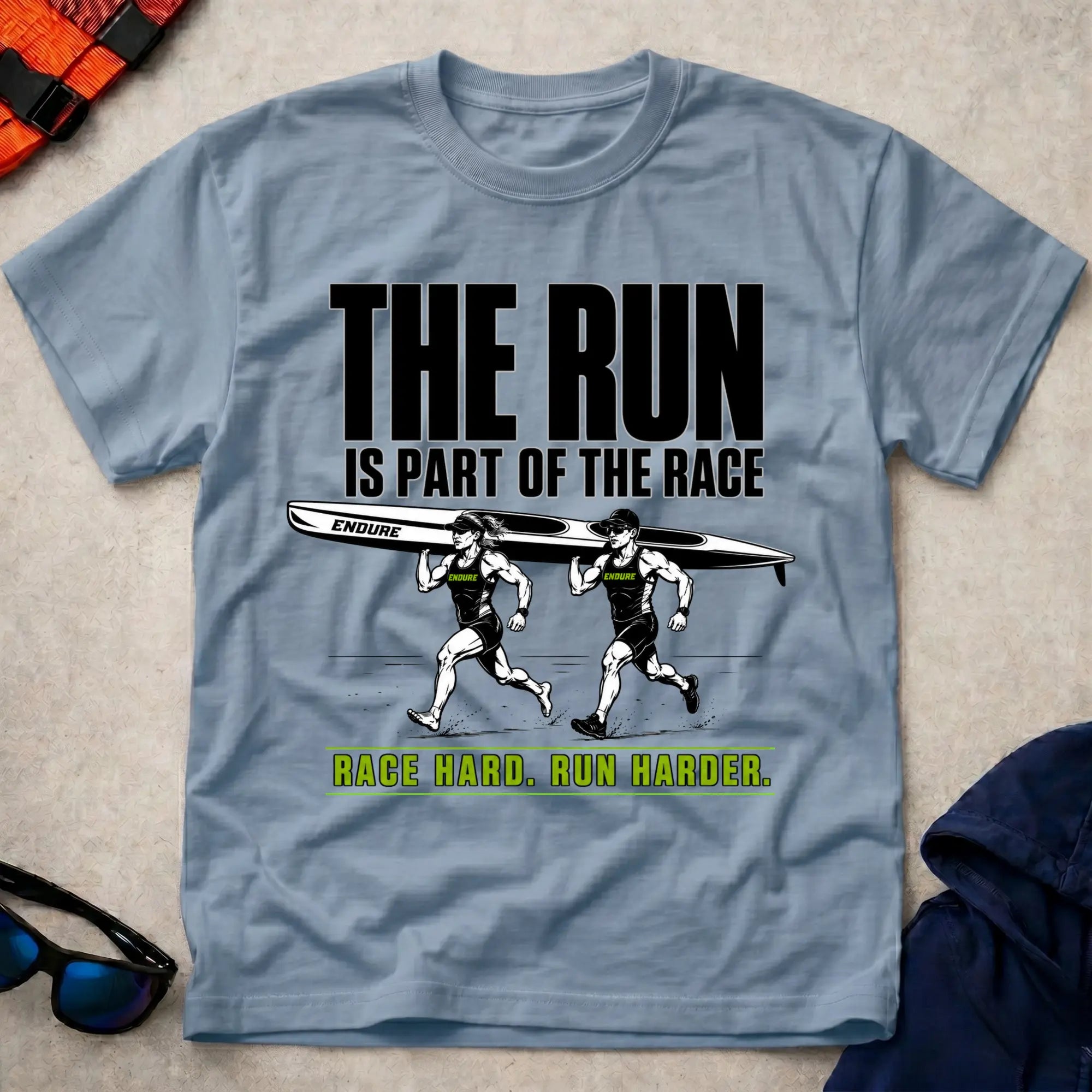 Endure The Run Is Part Of The Race Tee 