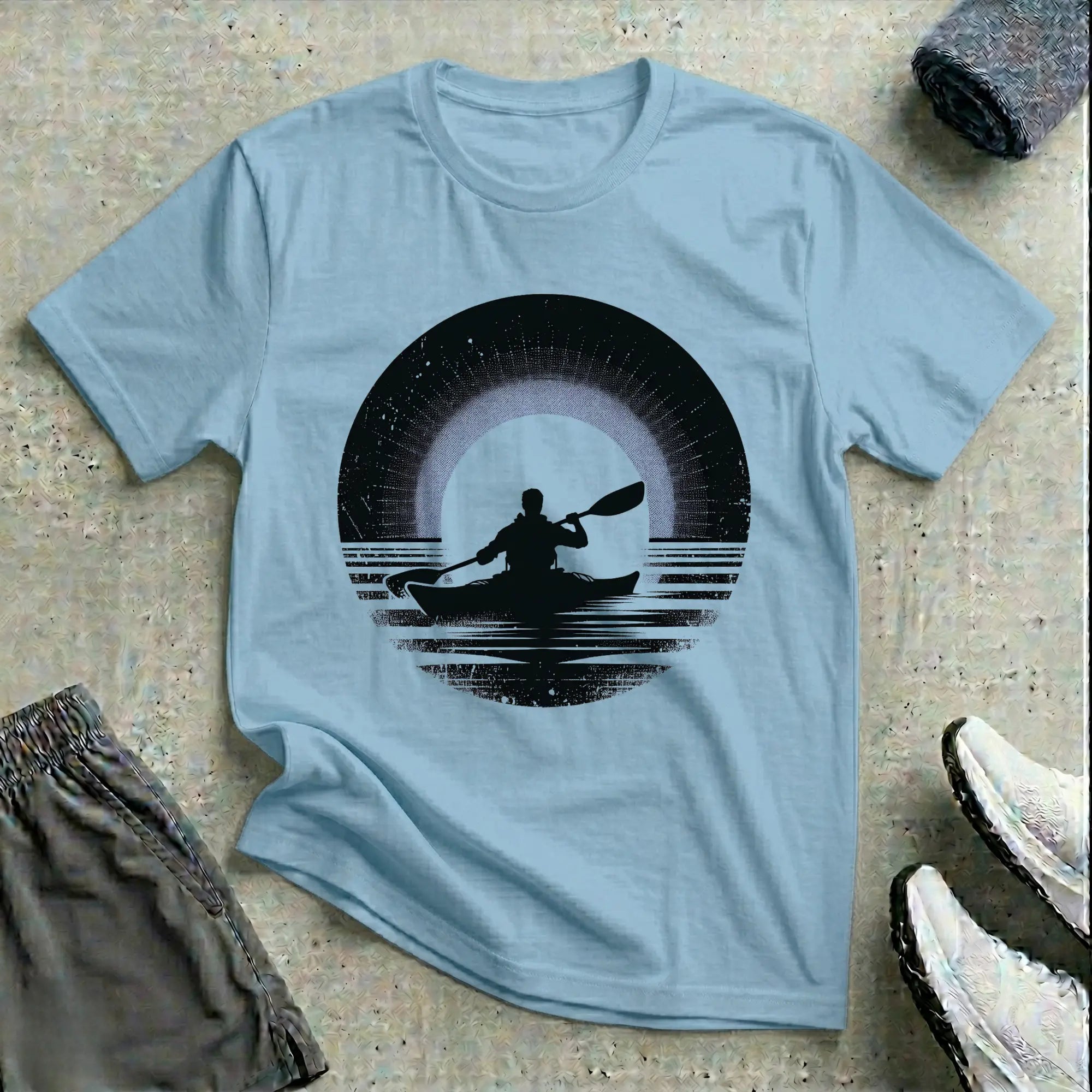 Sunset Silhouette Relaxed T-Shirt Printify
