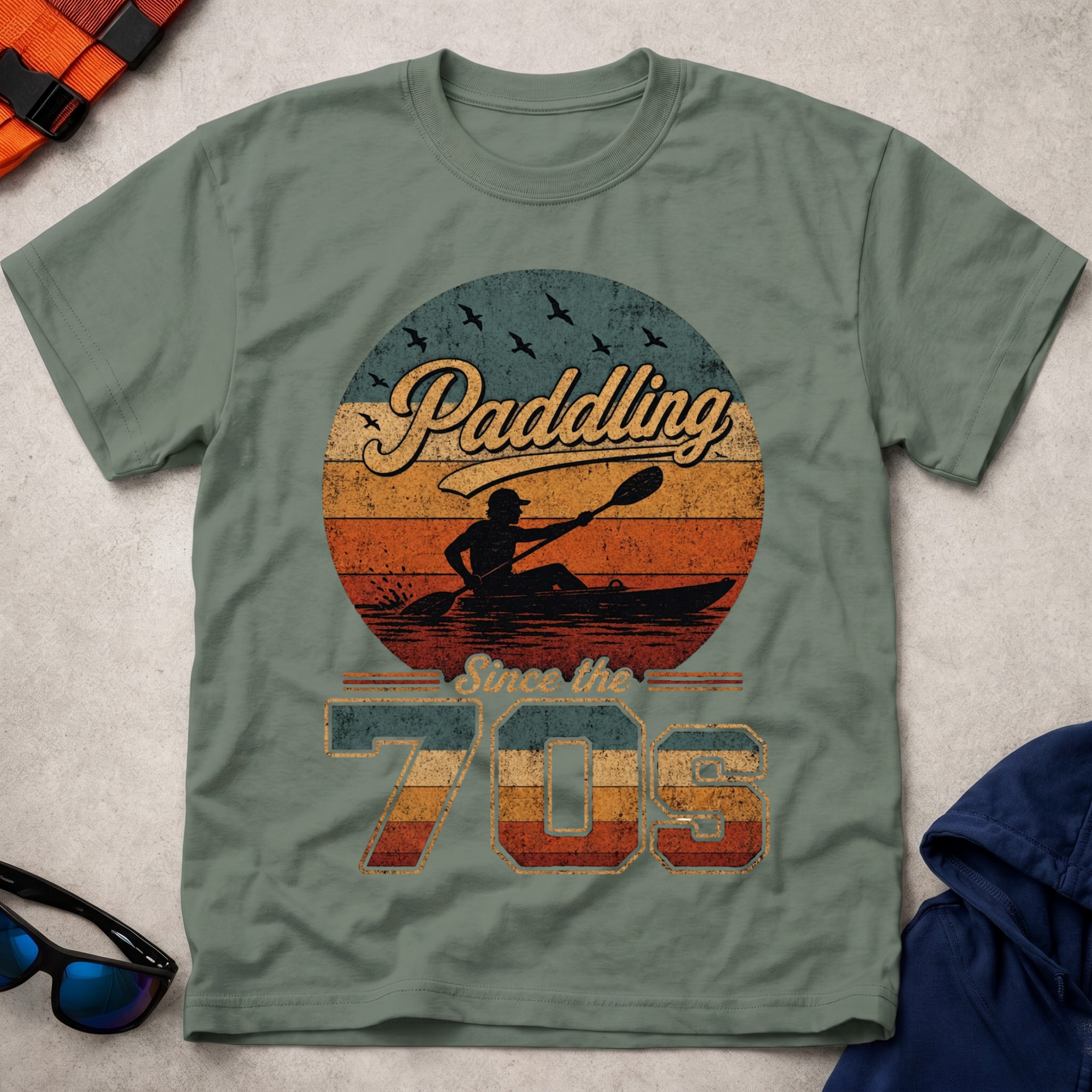 Paddling Since The 70s T-shirt 