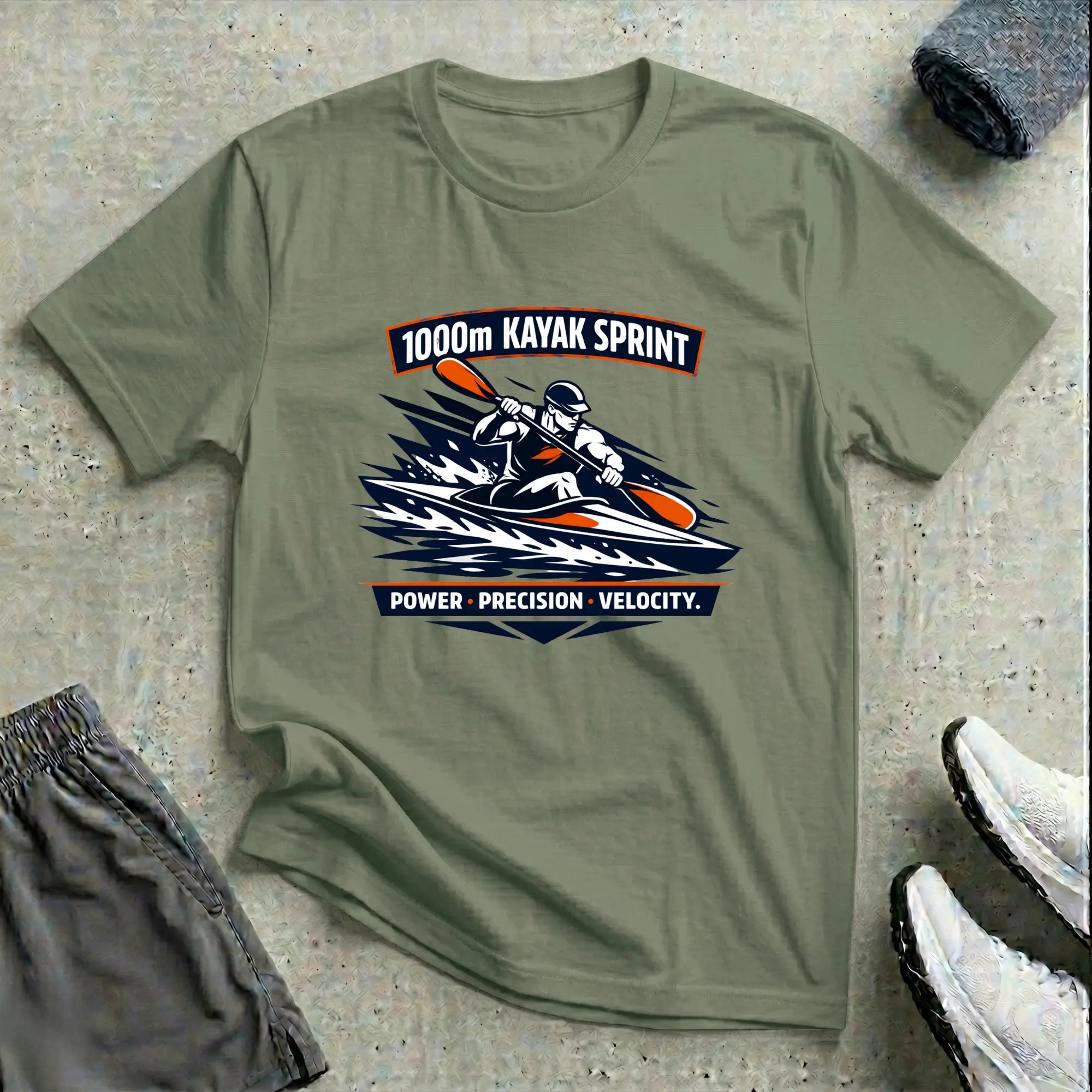 1000m Kayak Sprint T-Shirt Printify