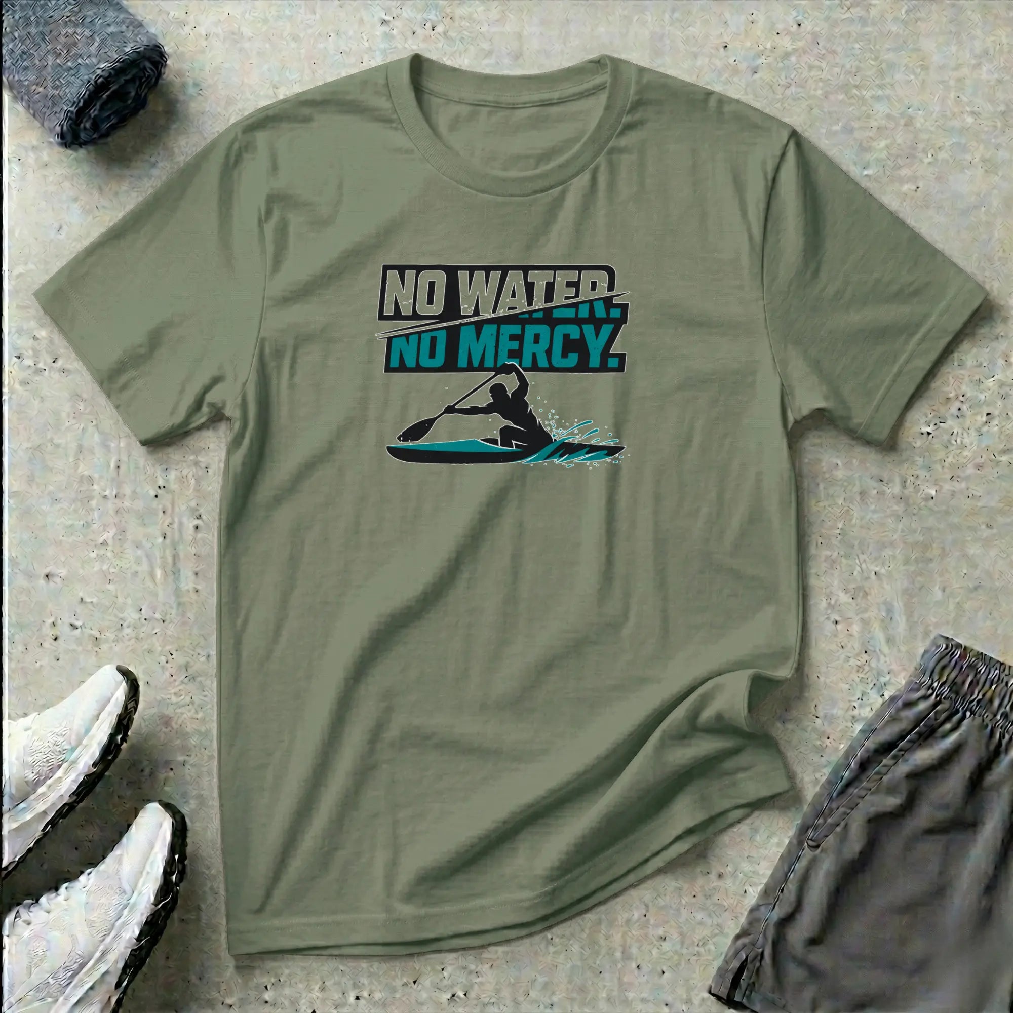 No Water No Mercy - Canoe T-Shirt Printify