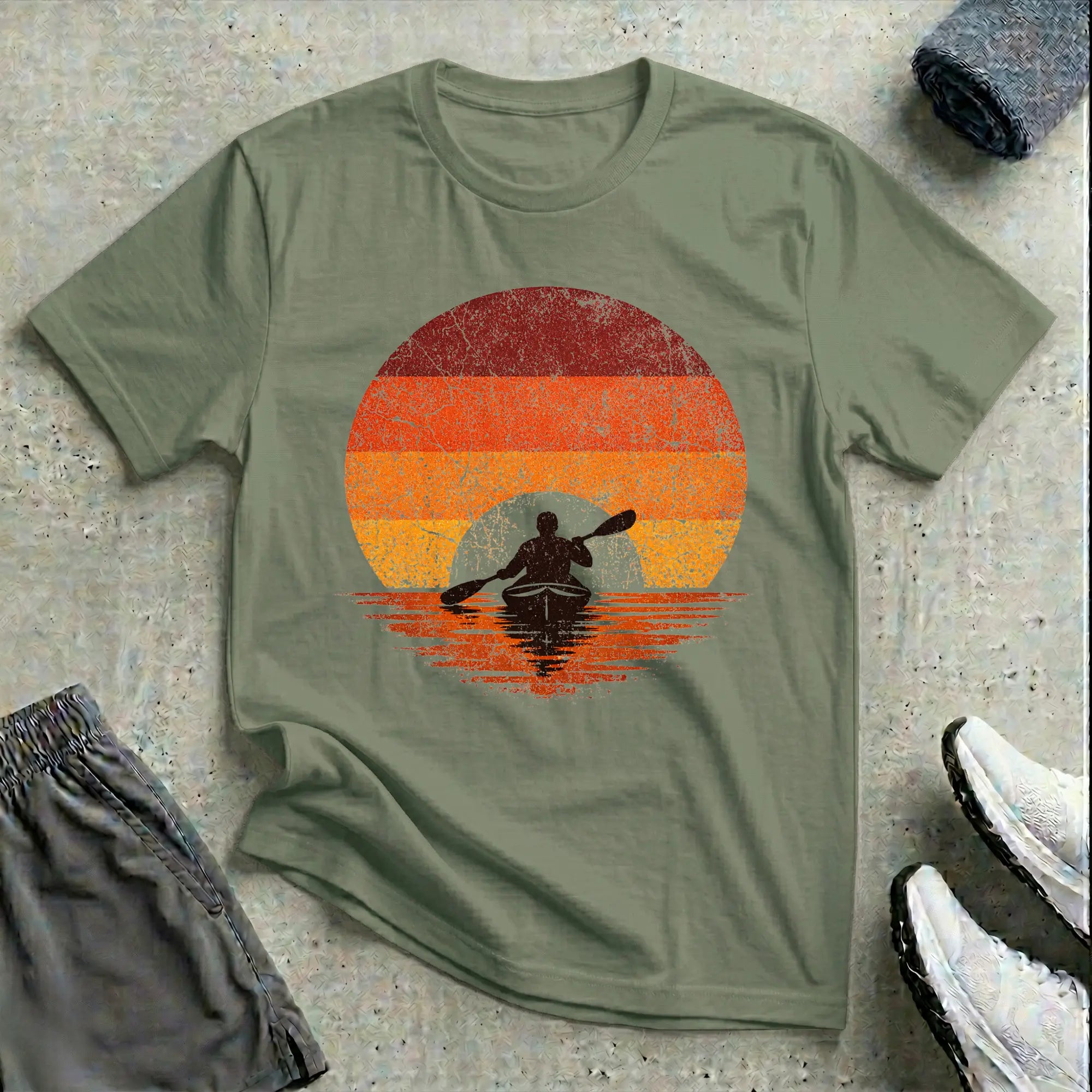 Retro Fade Relaxed T-Shirt Printify