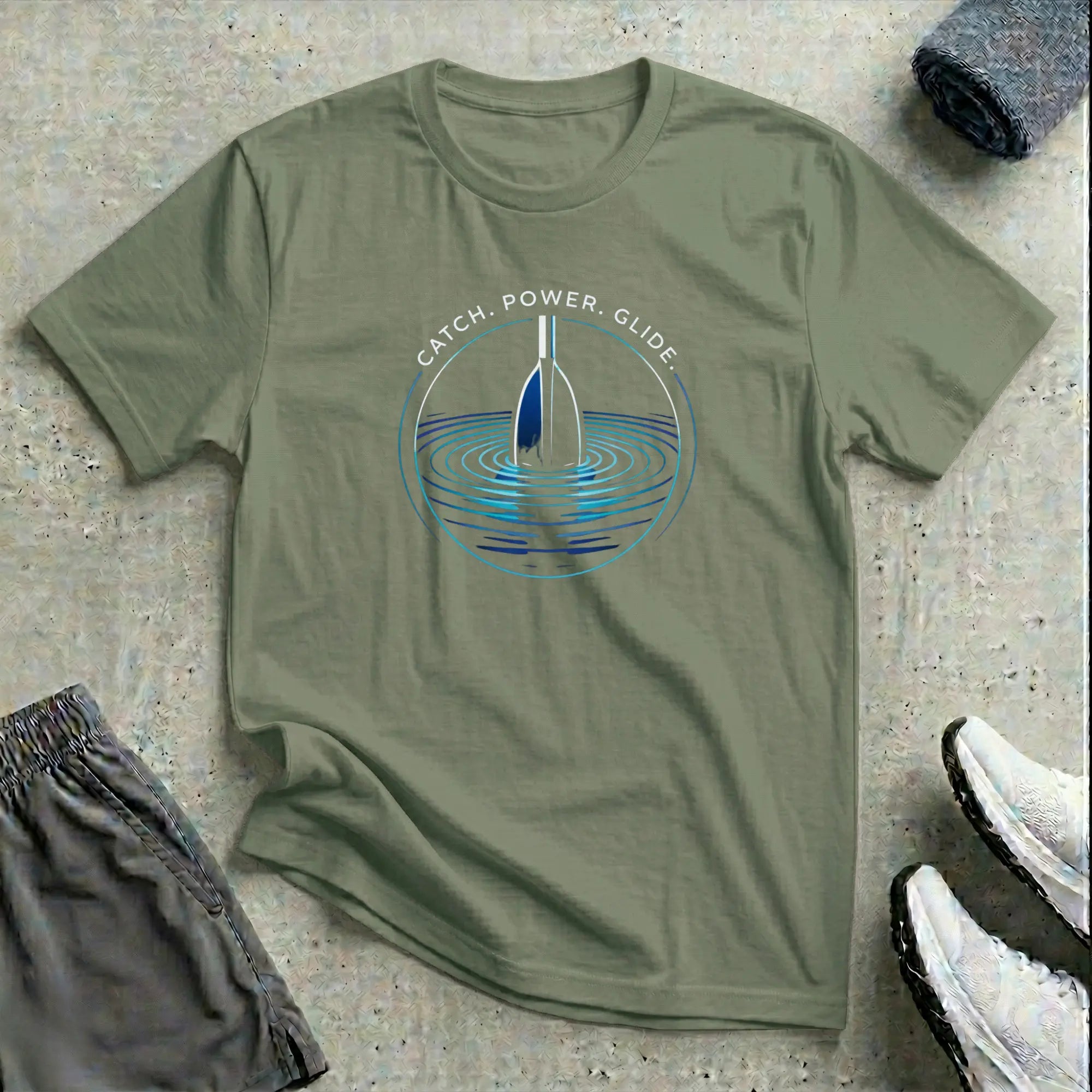 Catch. Power. Glide. Canoe Kayak T-Shirt Printify
