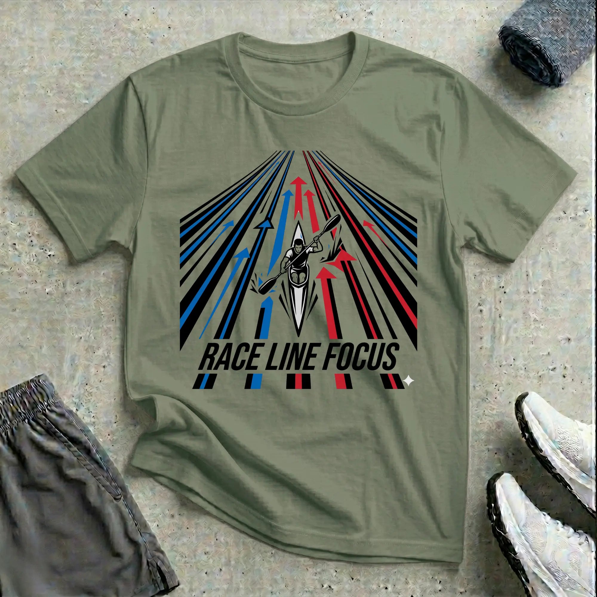 Racing Line Focus - T-Shirt Printify
