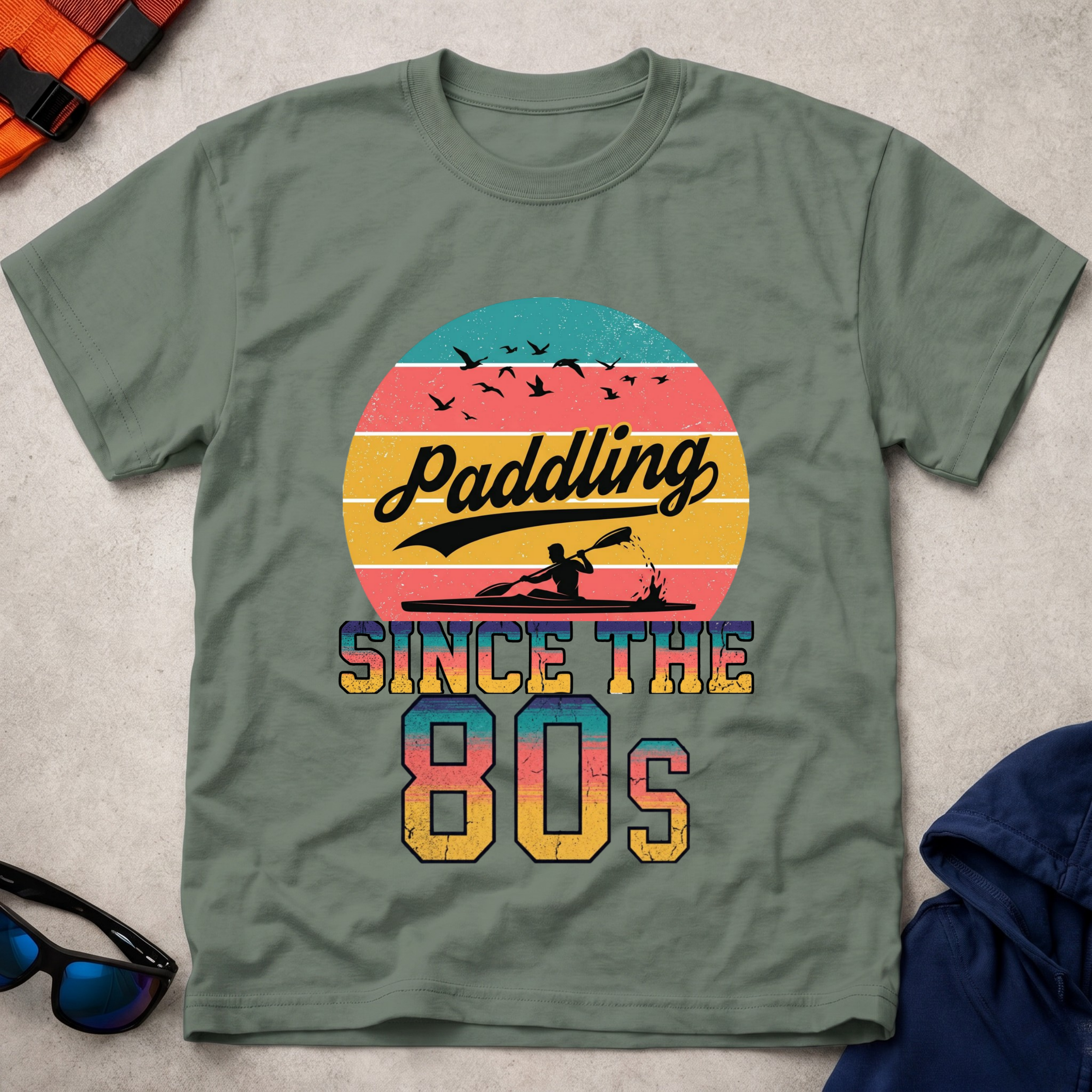 Paddling Since The 80s T-shirt 