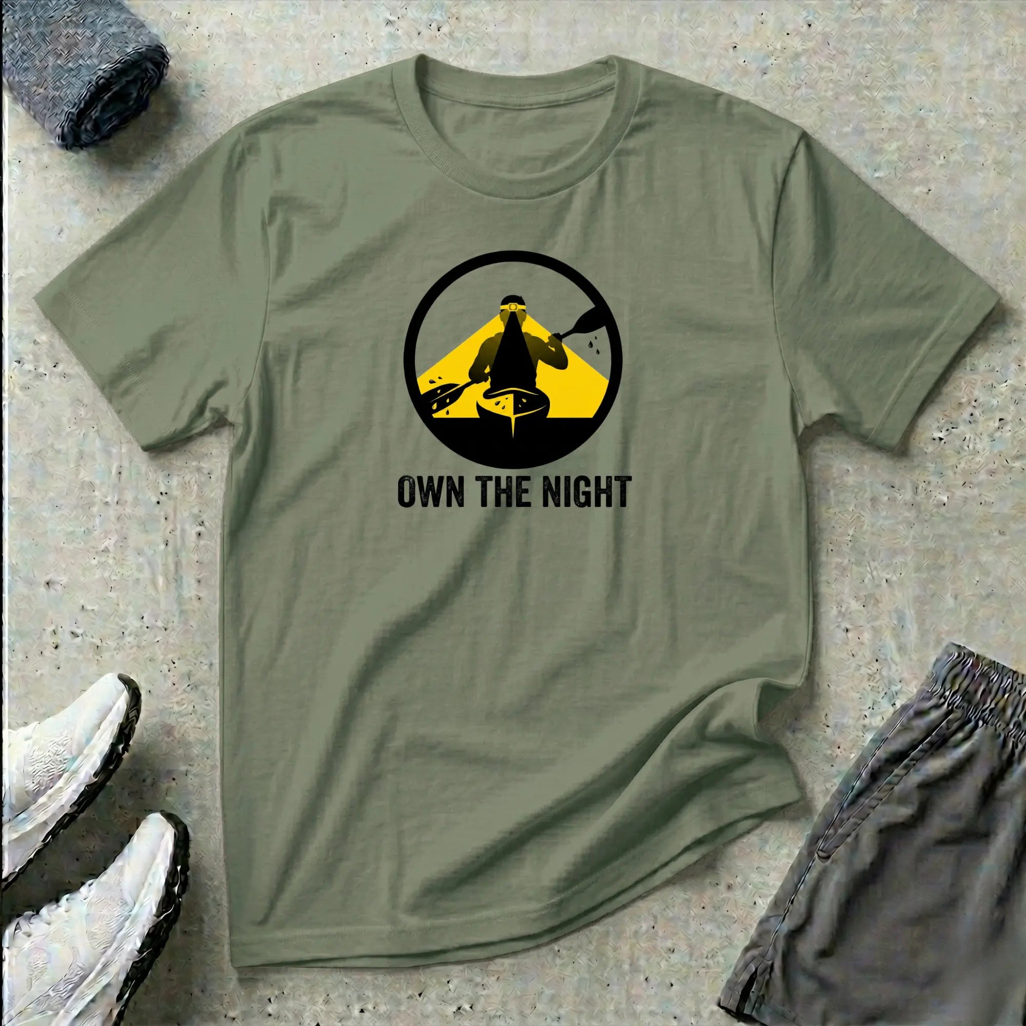 Own The Night. Kayak T-Shirt Printify