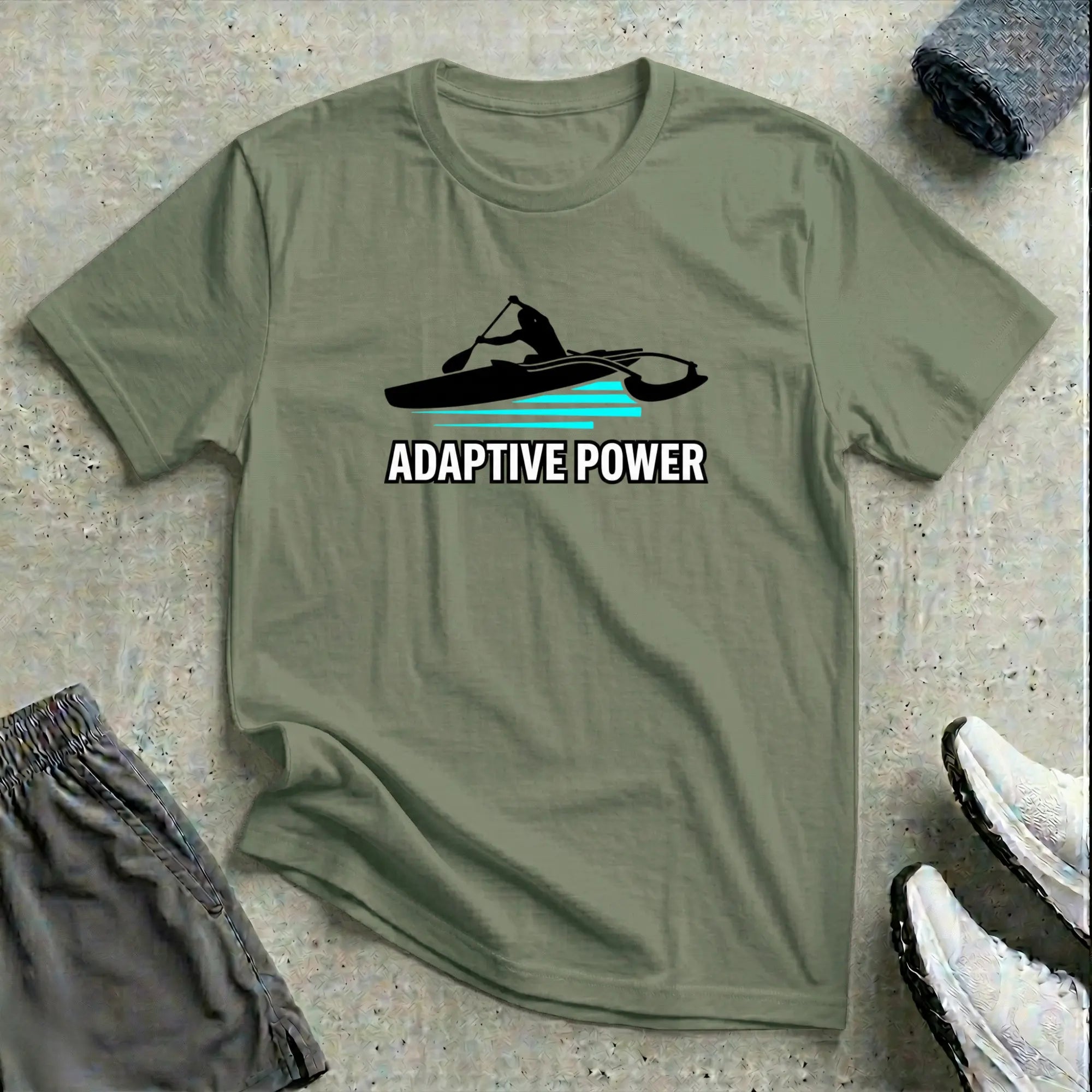 Adaptive Power. Va'a Paracanoe T-Shirt Printify