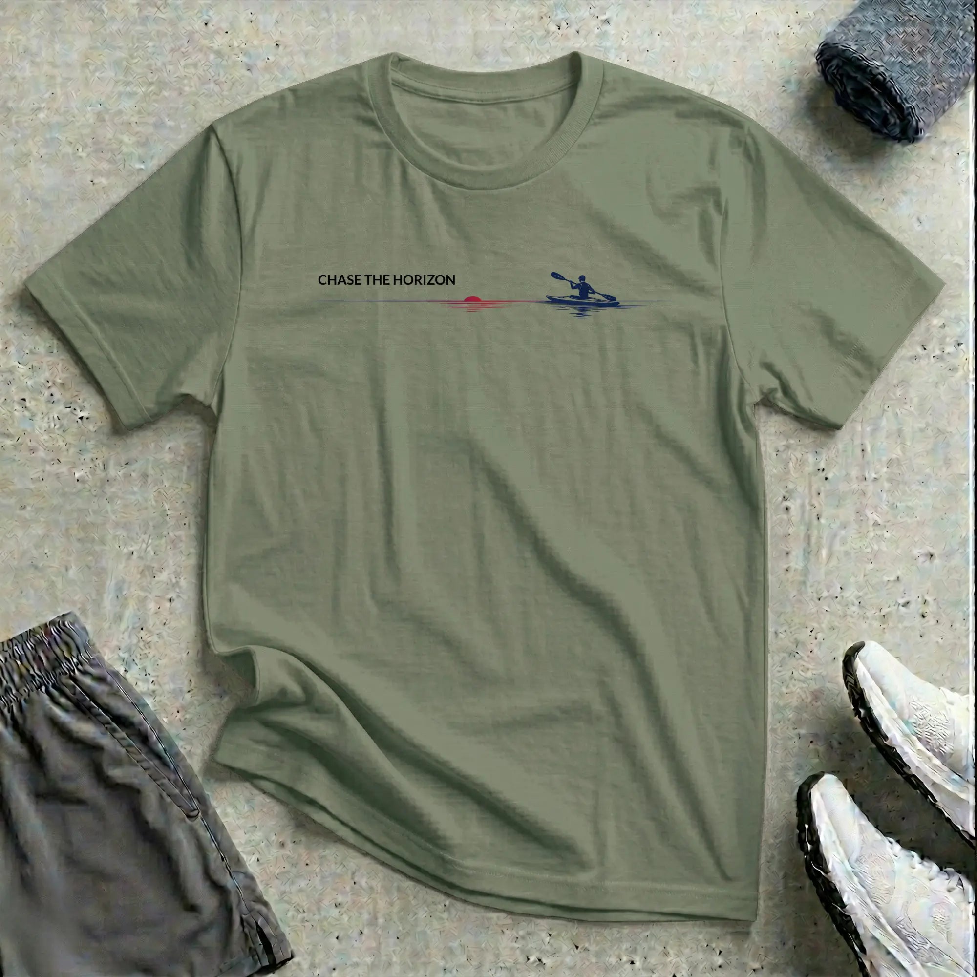 Chase The Horizon. Ocean T-Shirt Printify