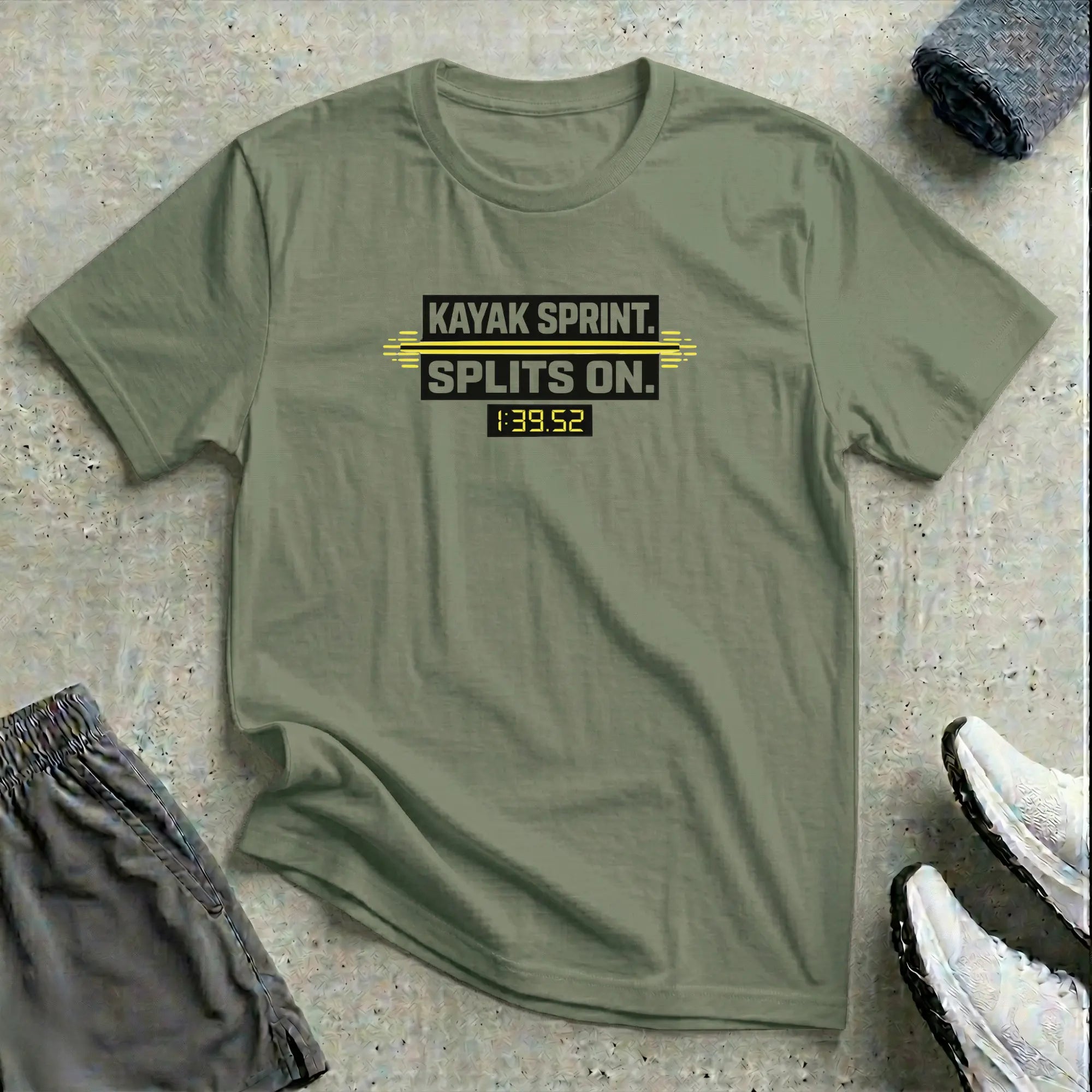 Kayak Sprint - Splits On. T-Shirt Printify