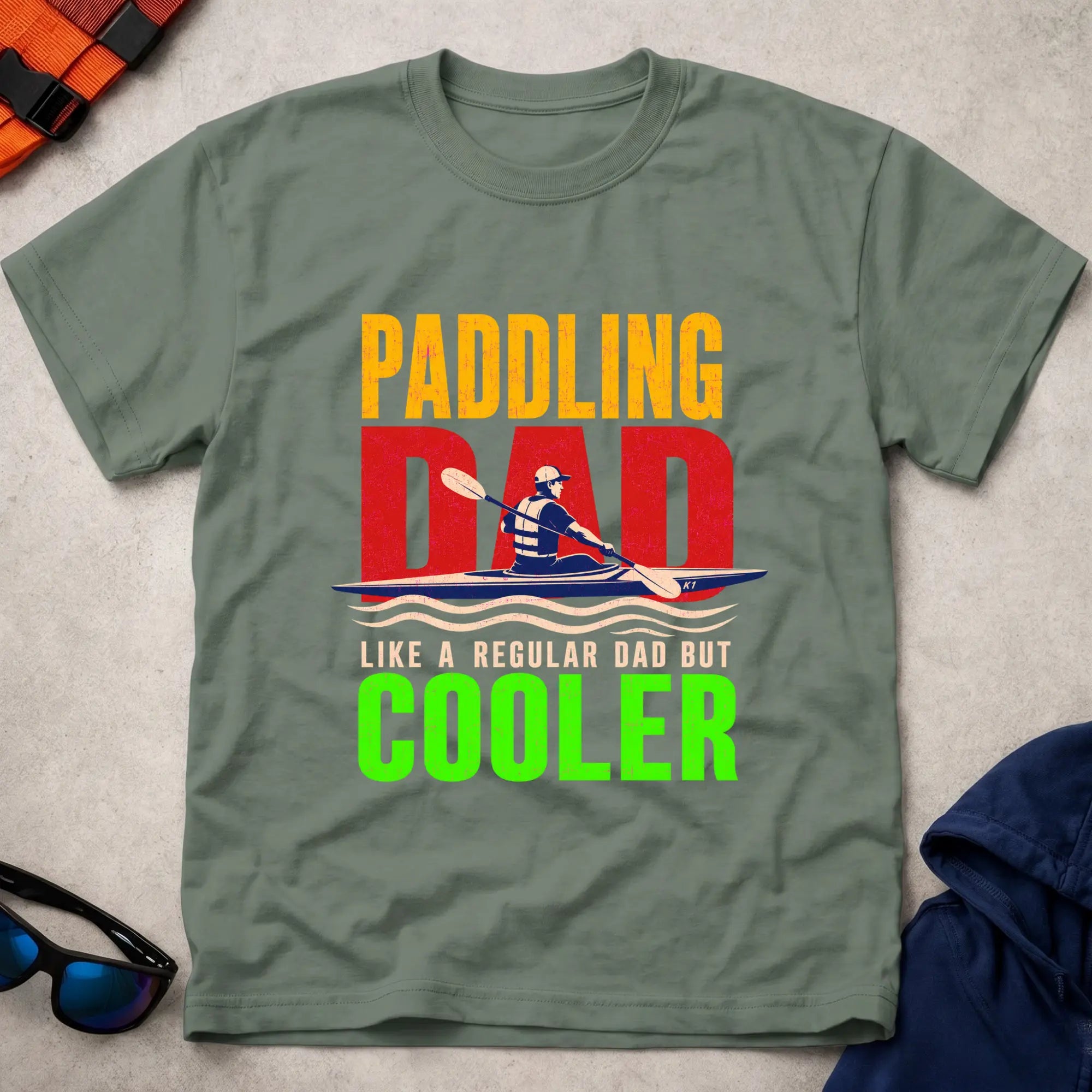 Cool Paddling Dad T-shirt