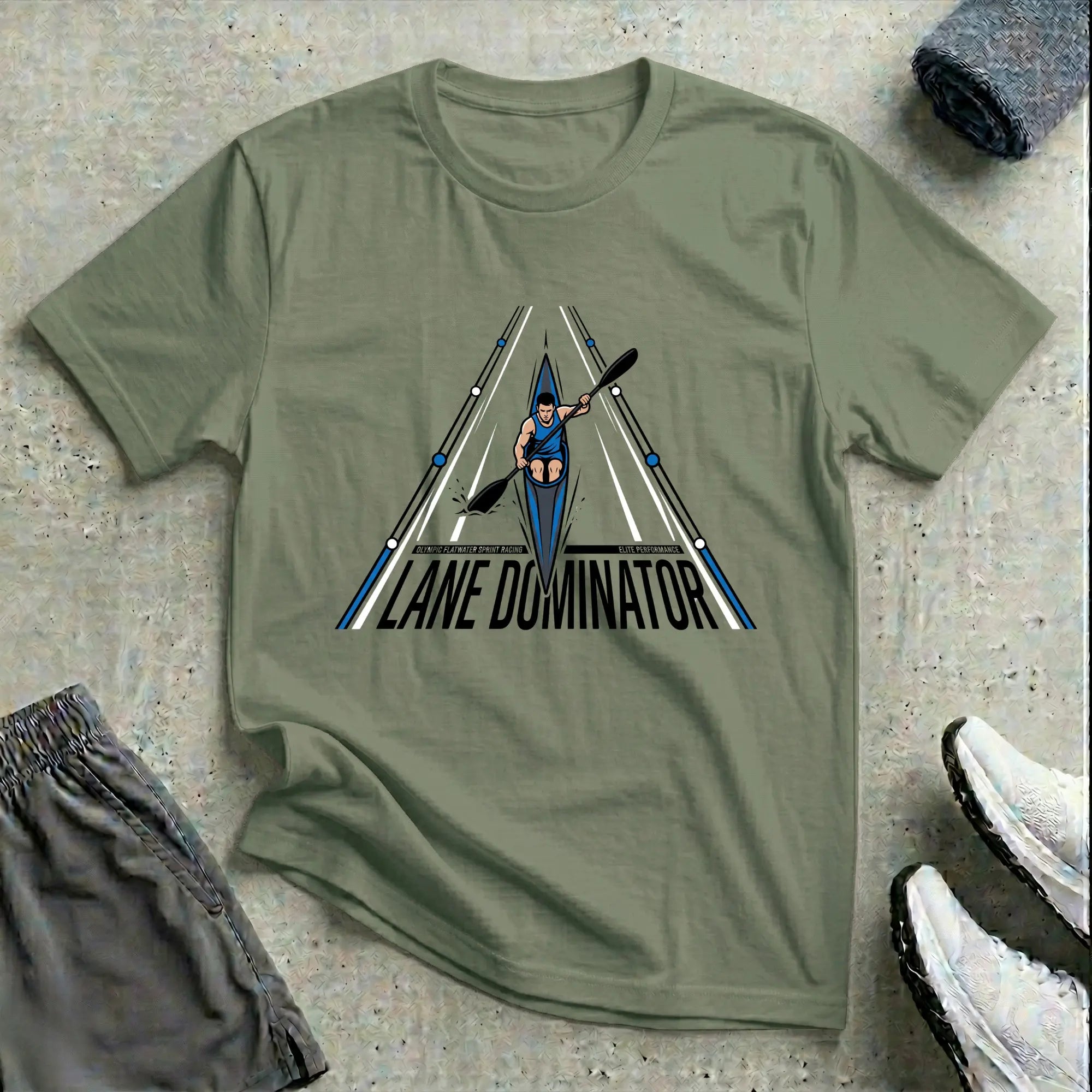 Lane Dominator - Racing T-Shirt Printify