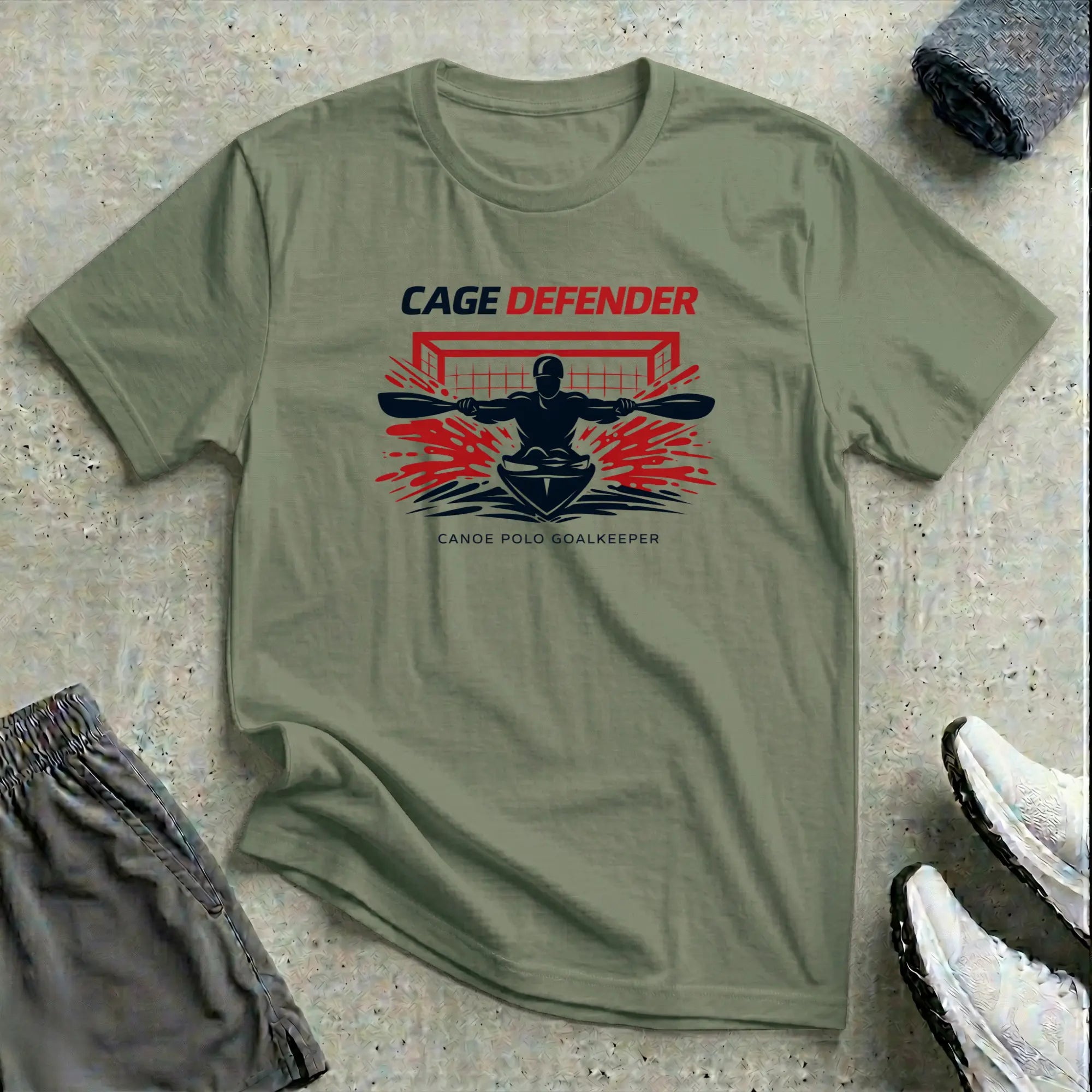 Water Polo Cage Defender T-Shirt Printify