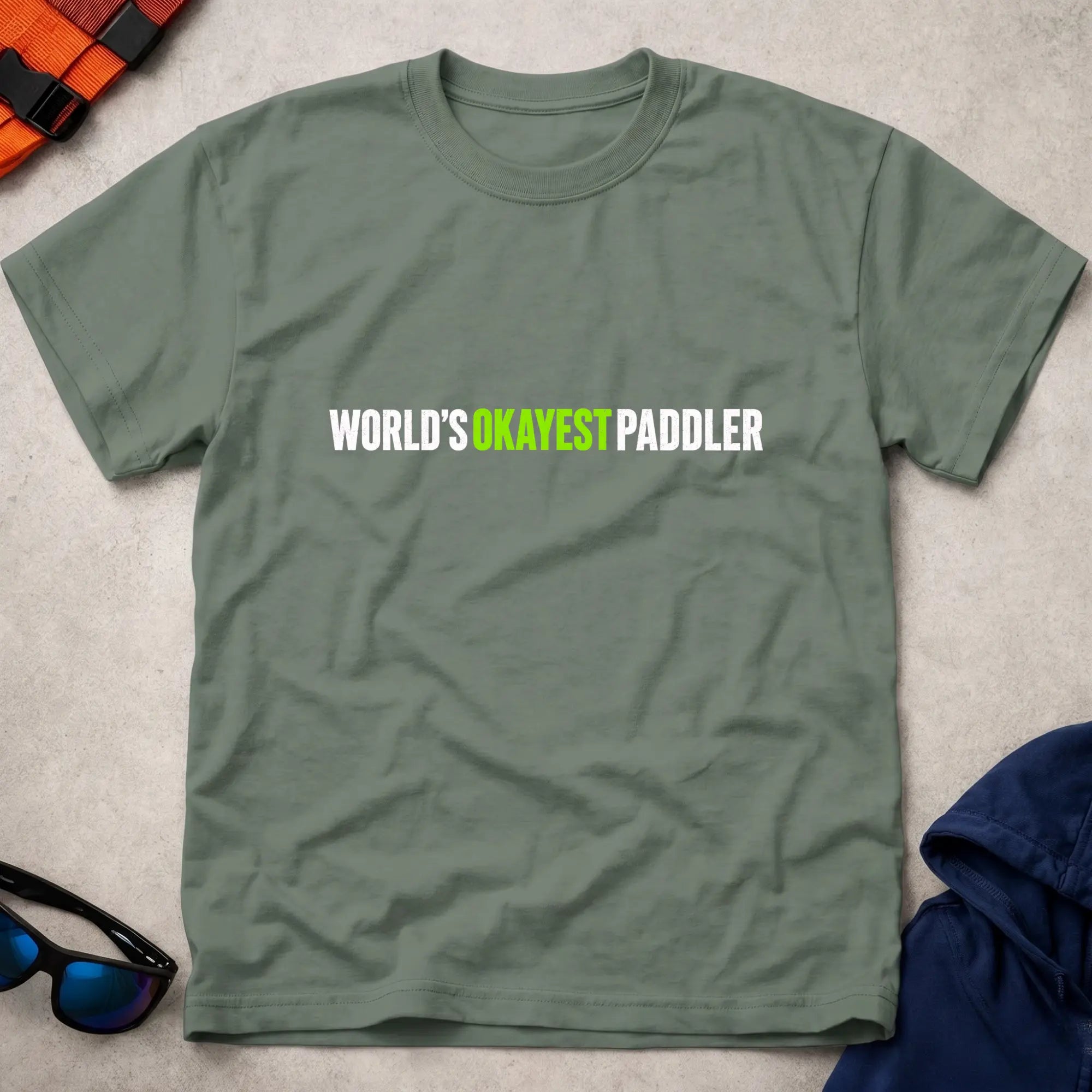 World's Okayest Paddler limited edition T-shirt