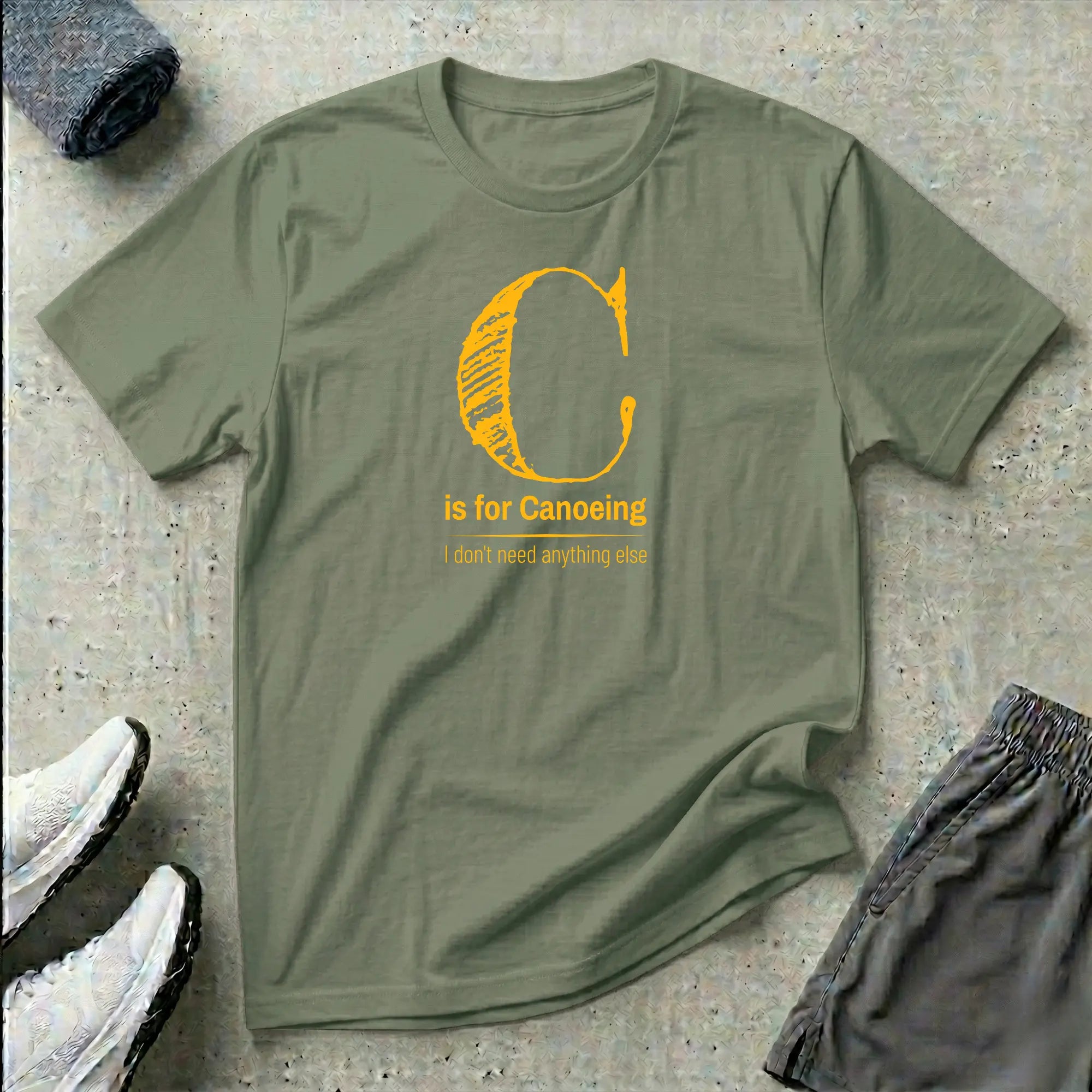 C is for Canoeing. Canoe T-Shirt Printify