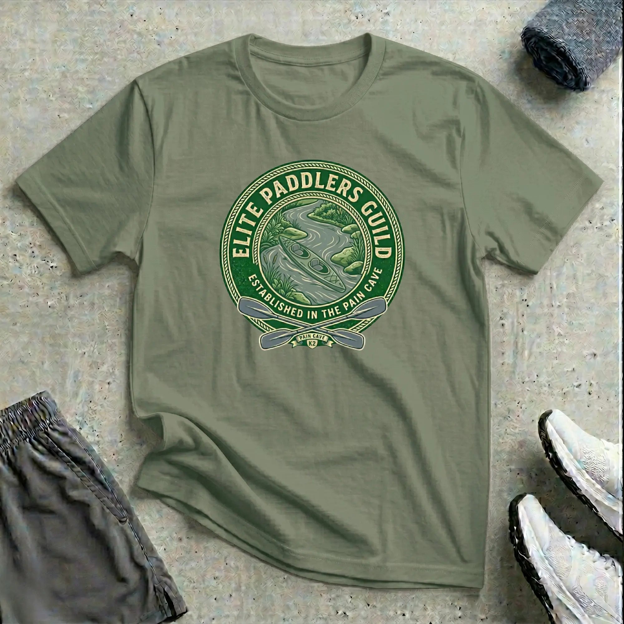 Elite Paddlers Guild. K2 Kayak T-Shirt Printify