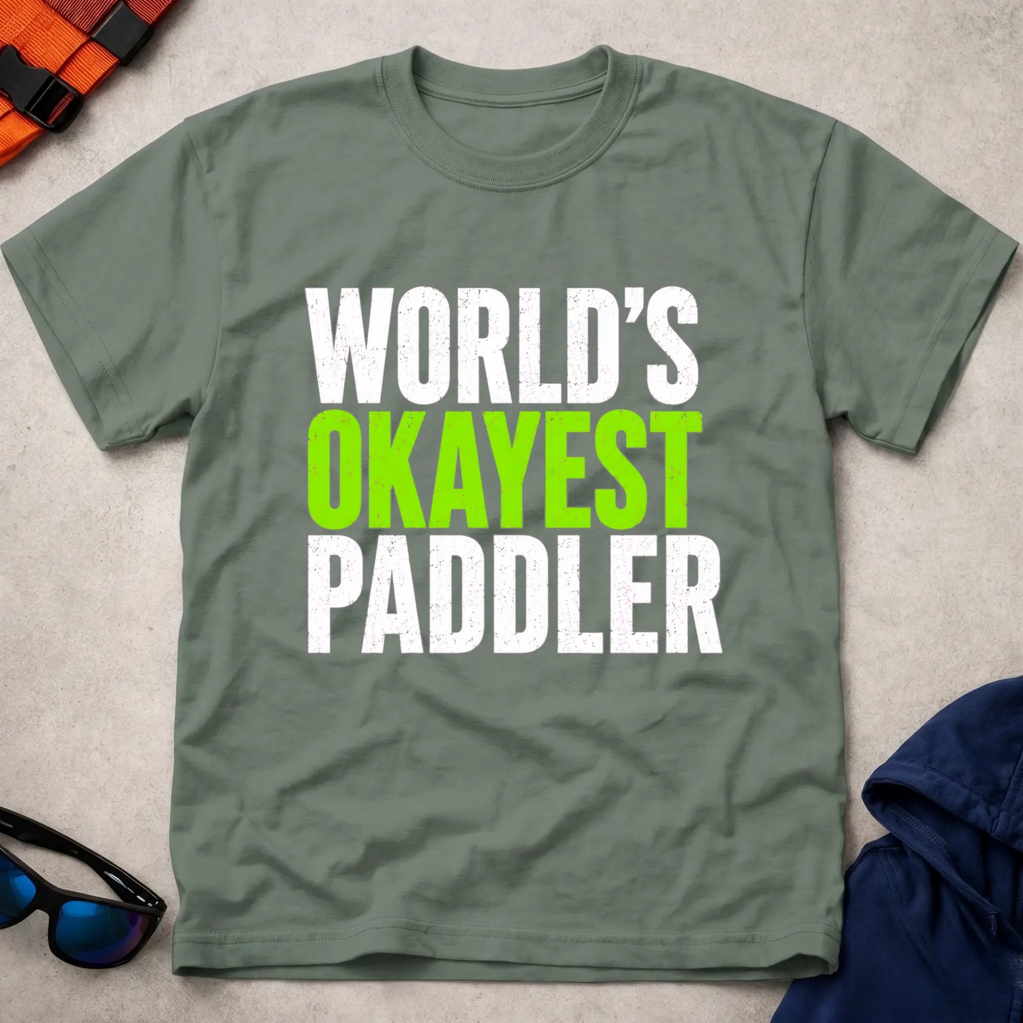 Worlds Okayest Paddler T-Shirt 
