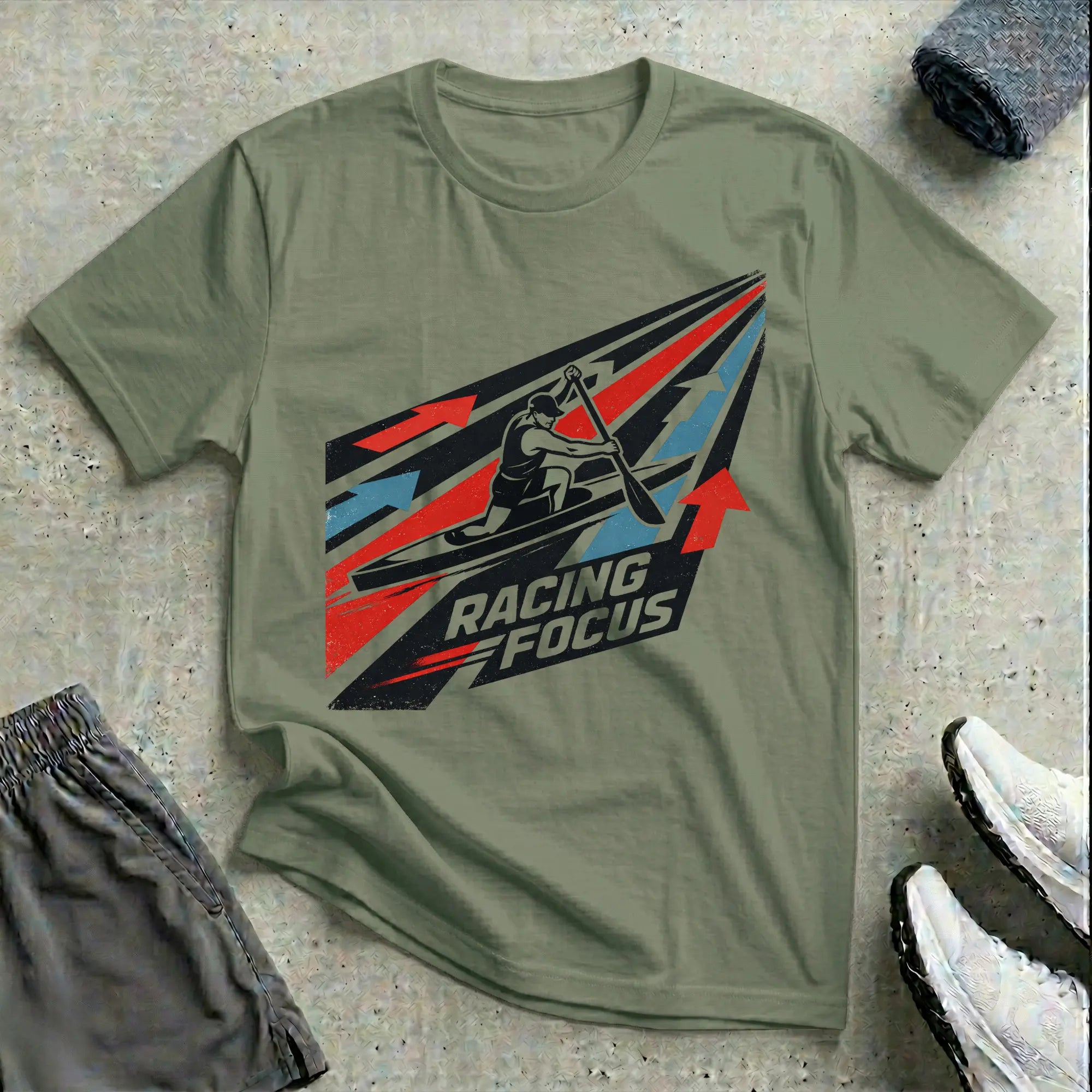 Racing Focus - Canoe T-Shirt Printify