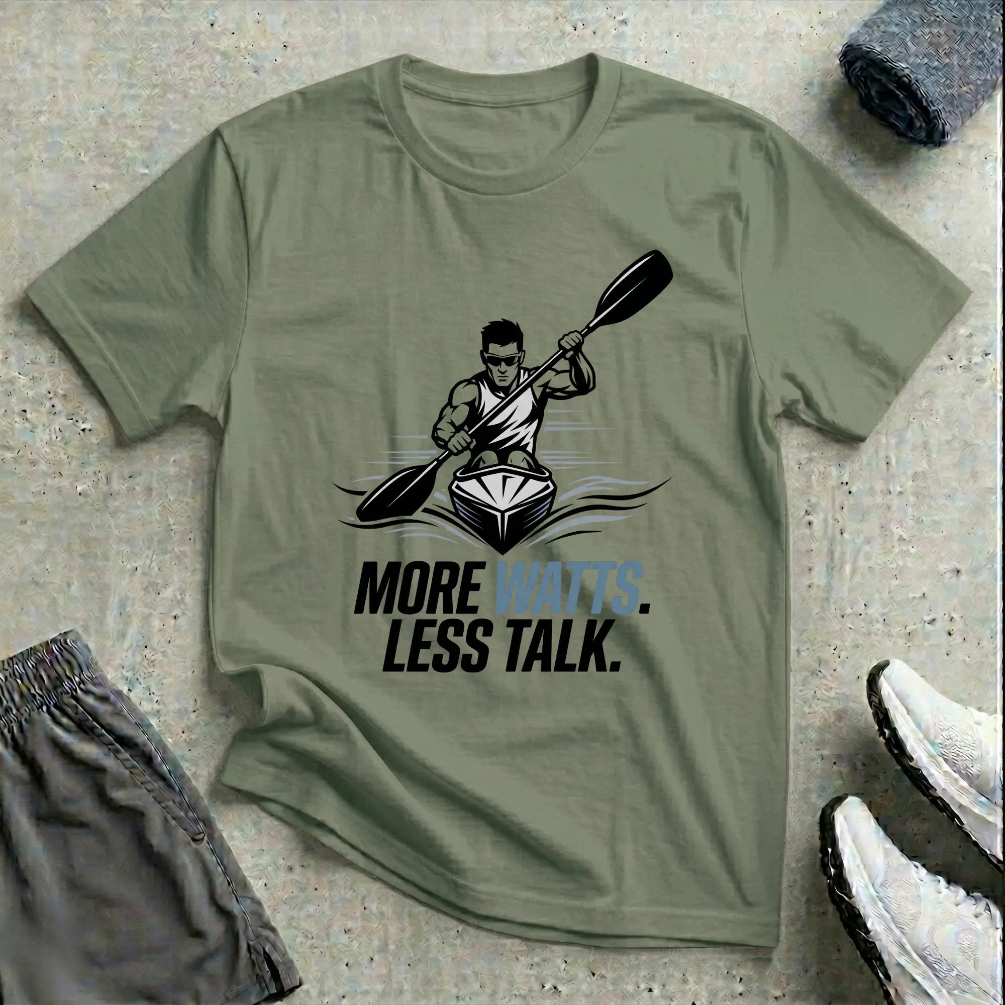 More watts - Less Talk. Racing T-Shirt Printify