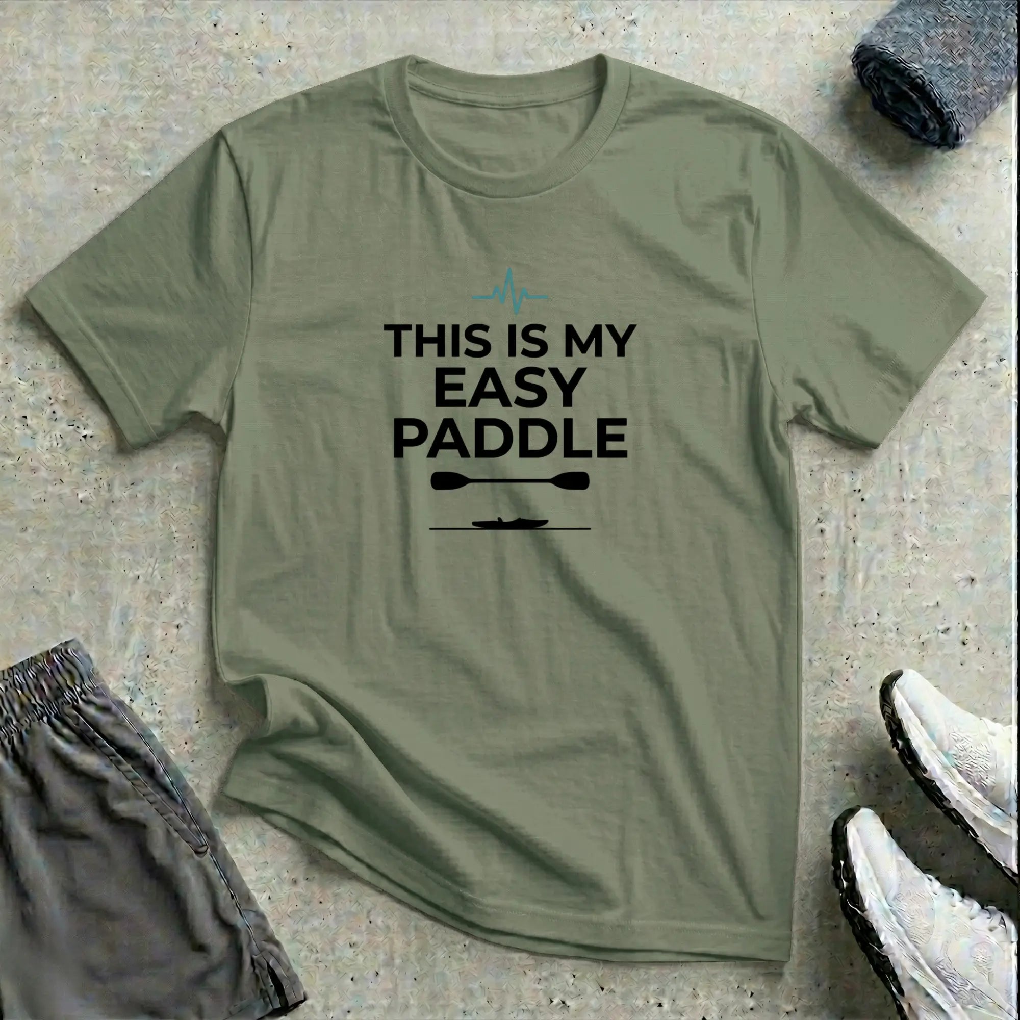 This Is My Easy Paddle. Kayak T-Shirt - LH Printify