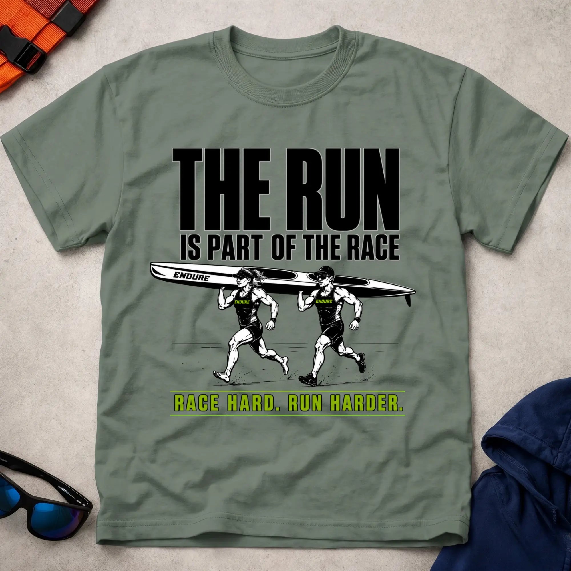 Endure The Run Is Part Of The Race Tee 