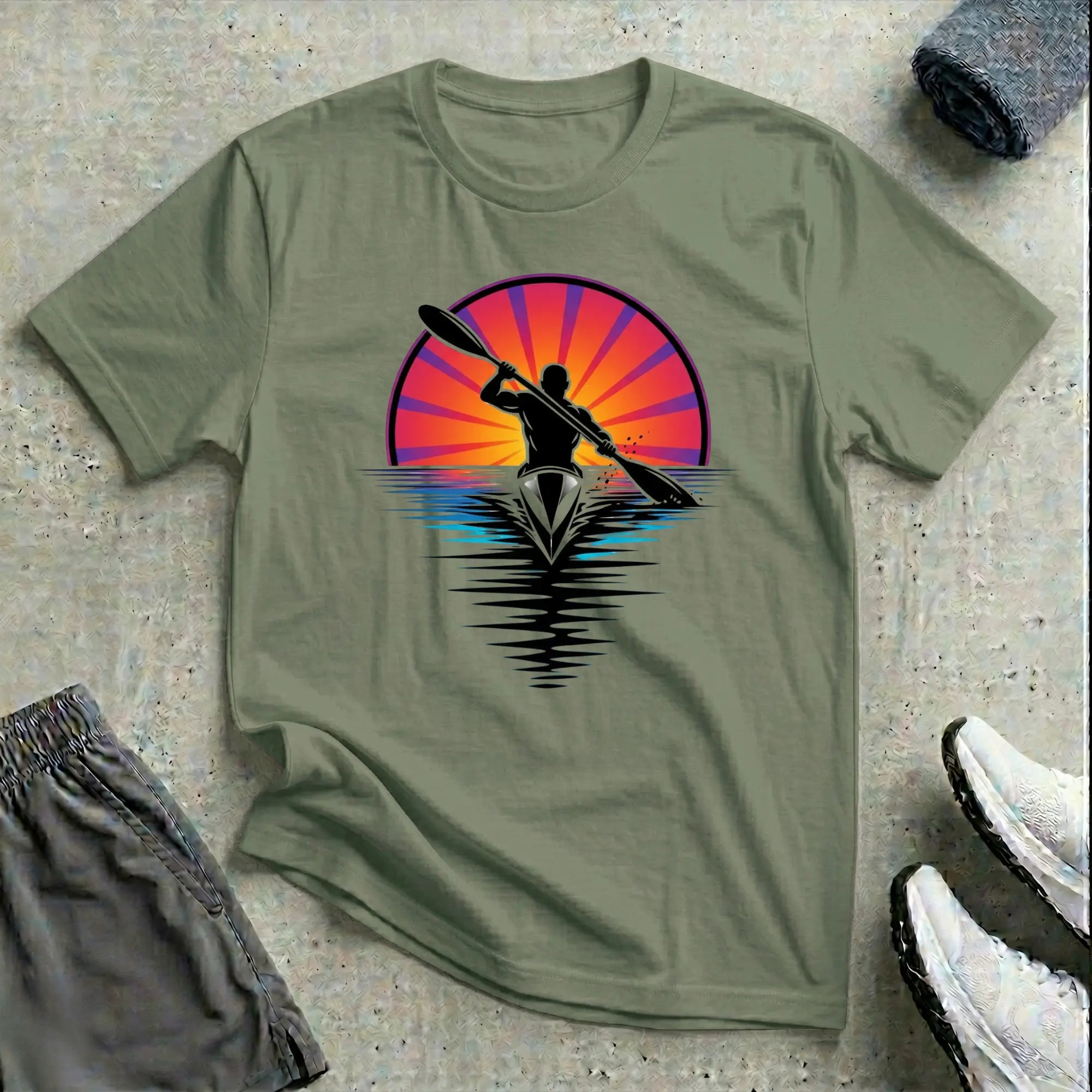 1980s Sunset Really Relaxed T-Shirt Printify