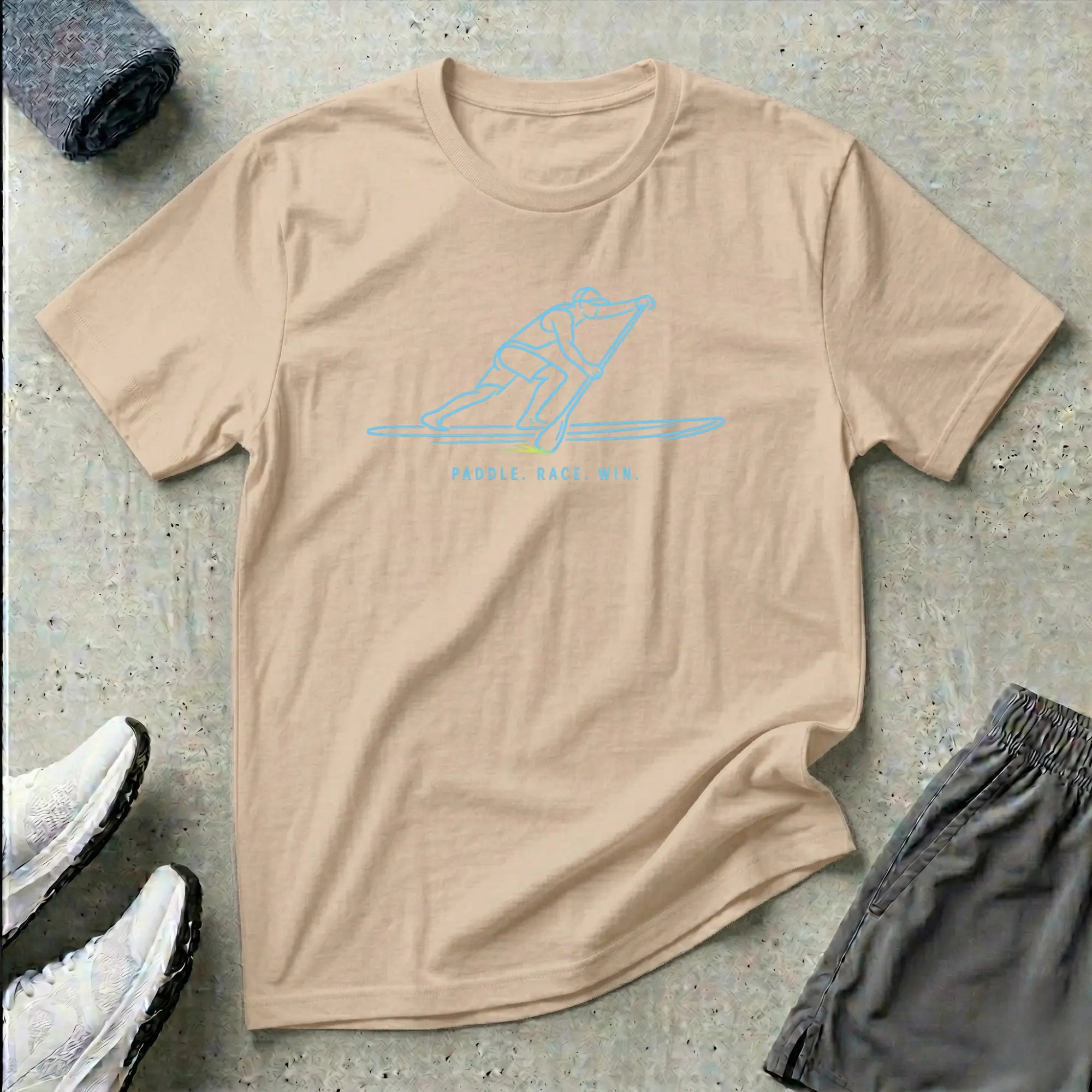 Paddle Race Win. SUP T-Shirt Printify