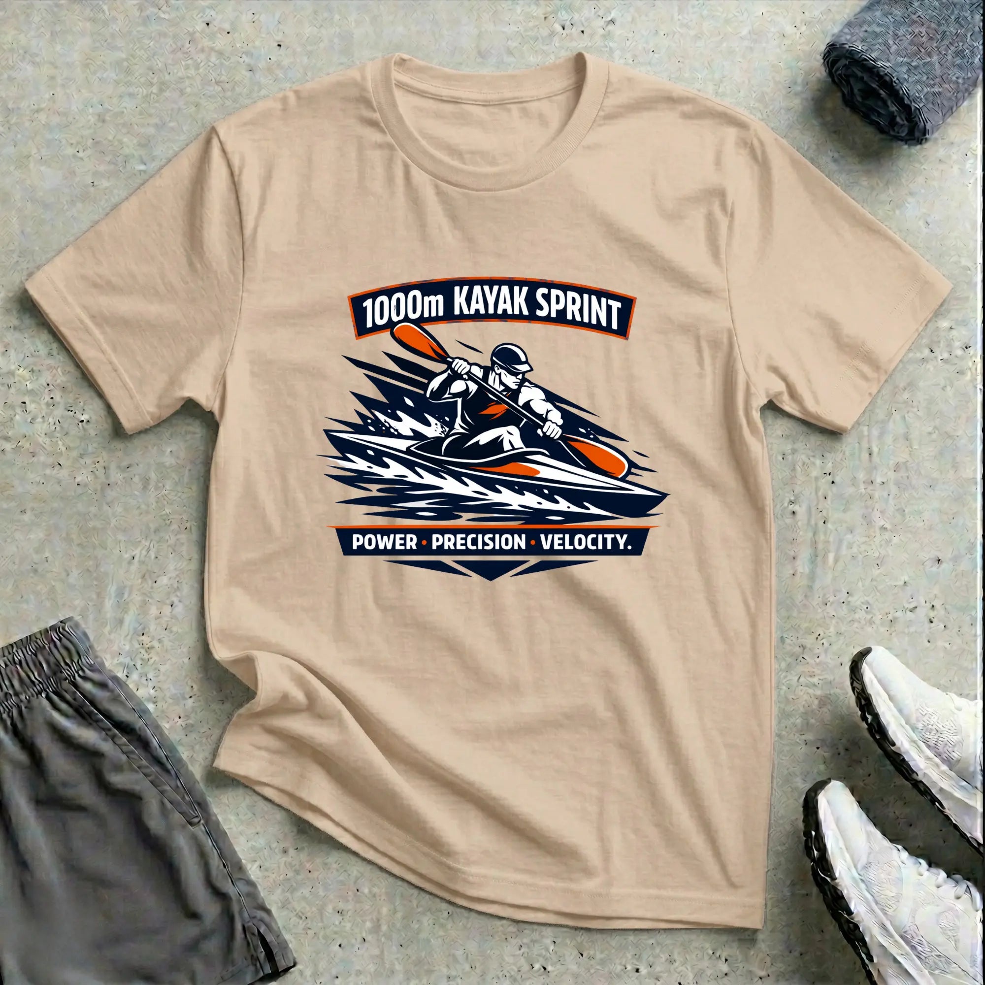 1000m Kayak Sprint T-Shirt Printify