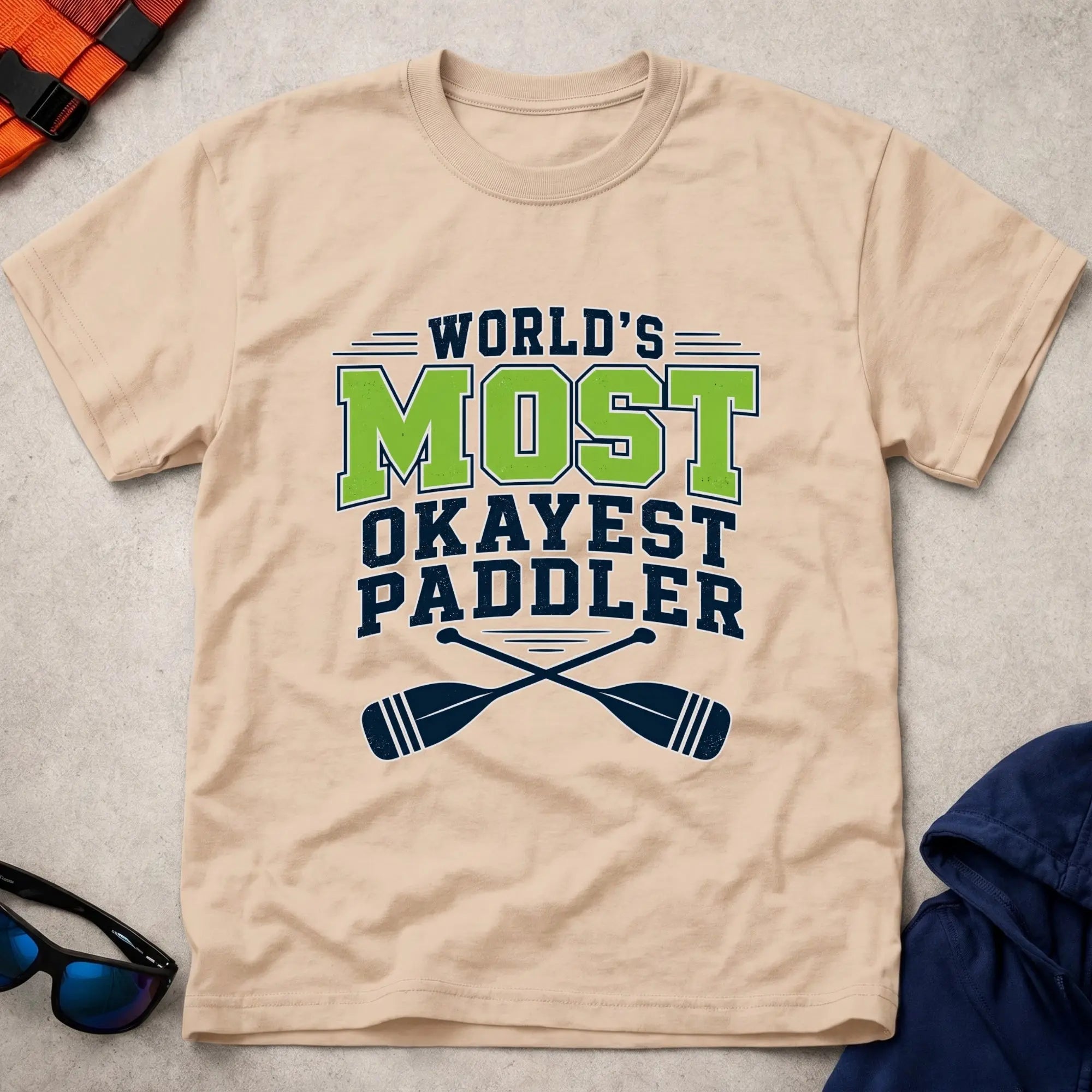 Natural World's Most Okayest Paddler t-shirt – Vector Paddle