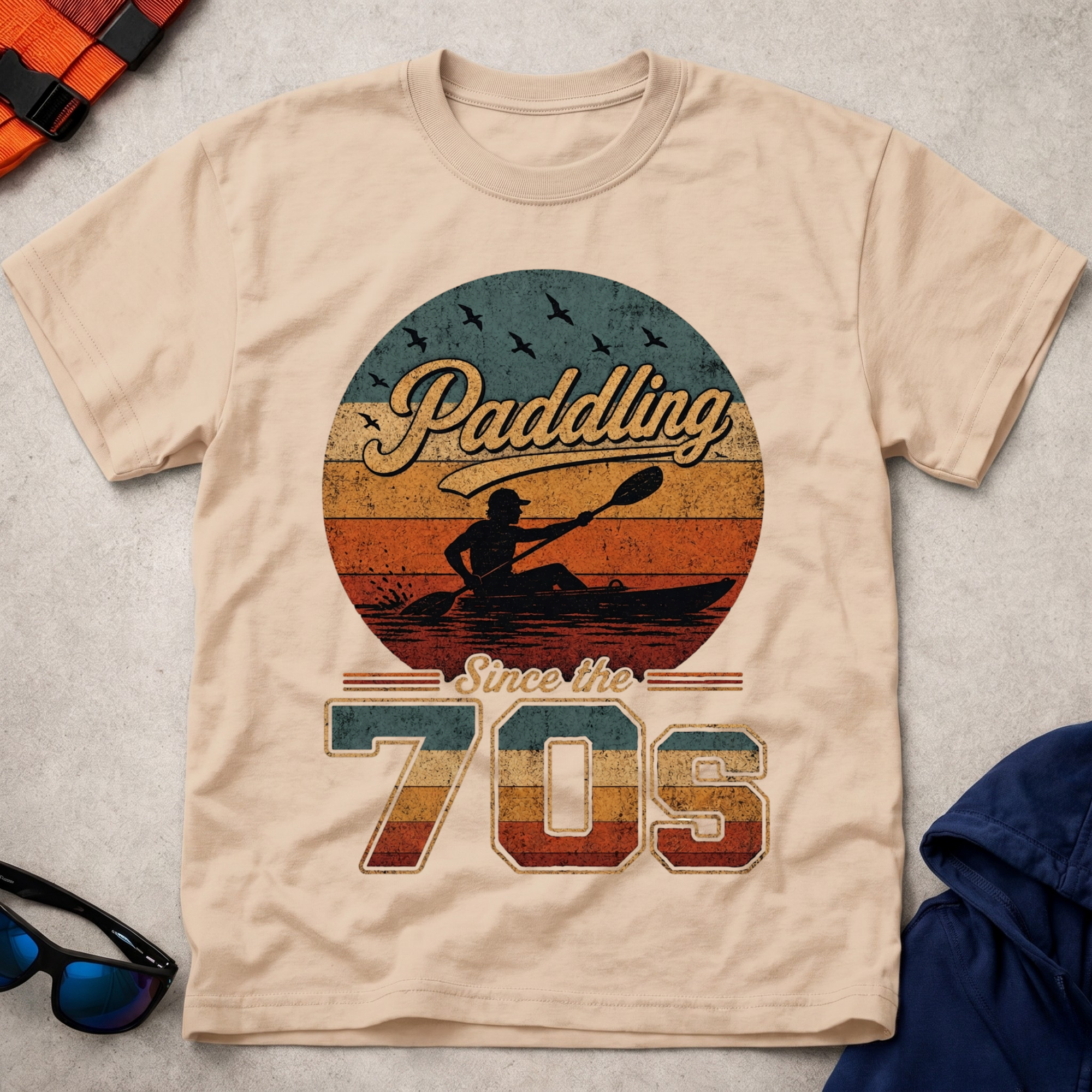 Paddling Since The 70s T-shirt 