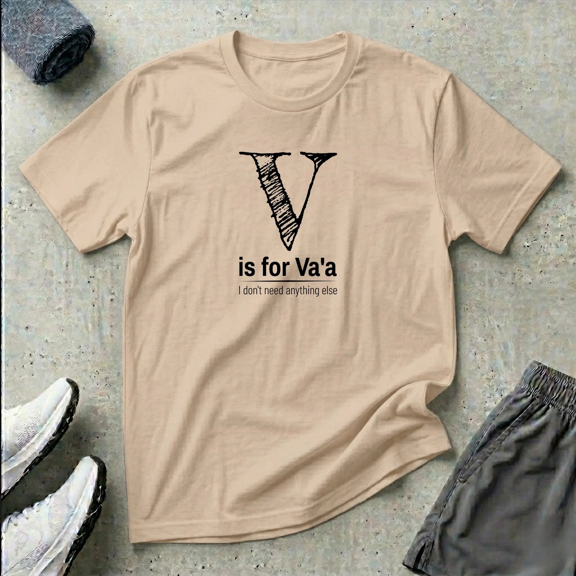 V is for Va'a. Paracanoe T-Shirt Printify