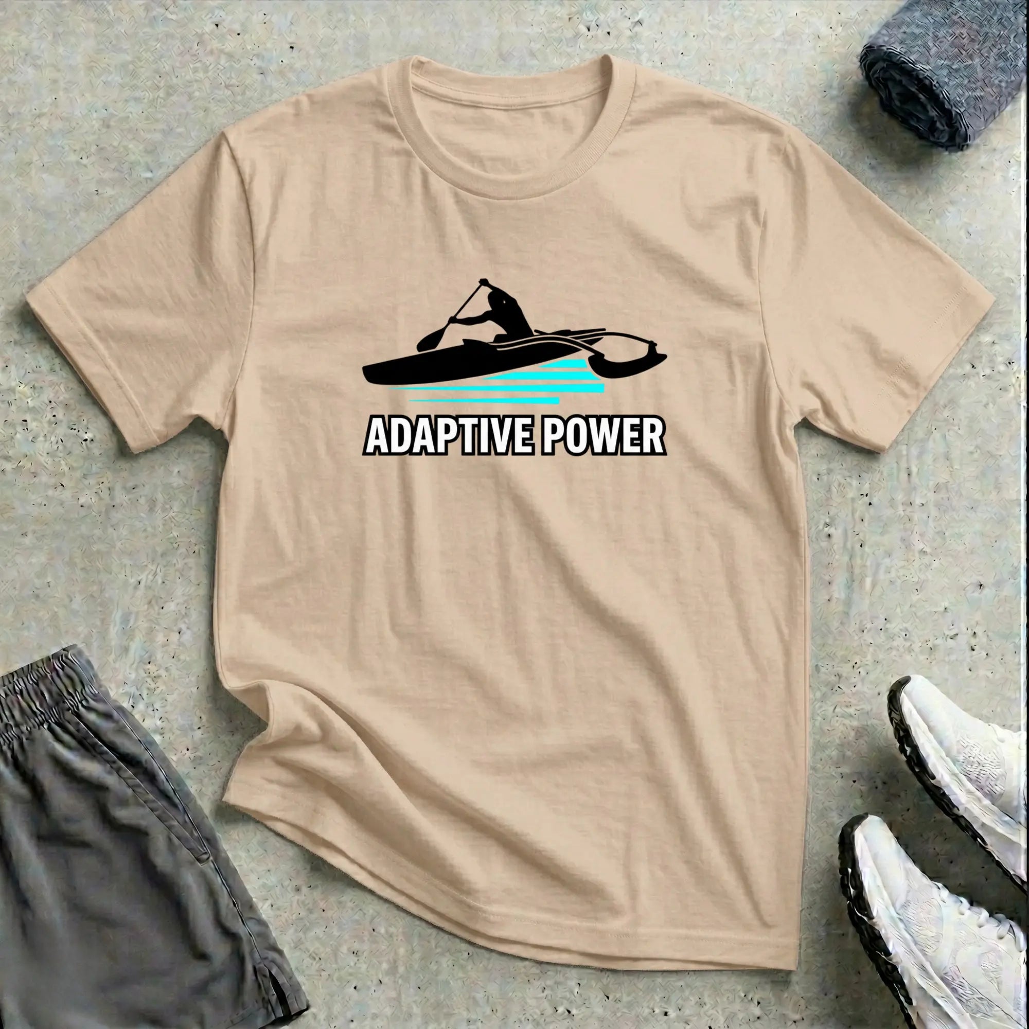 Adaptive Power. Va'a Paracanoe T-Shirt Printify