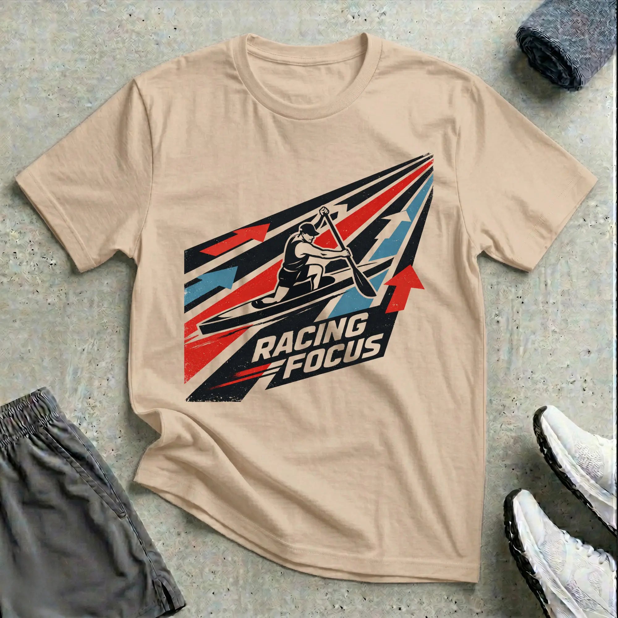 Racing Focus - Canoe T-Shirt Printify