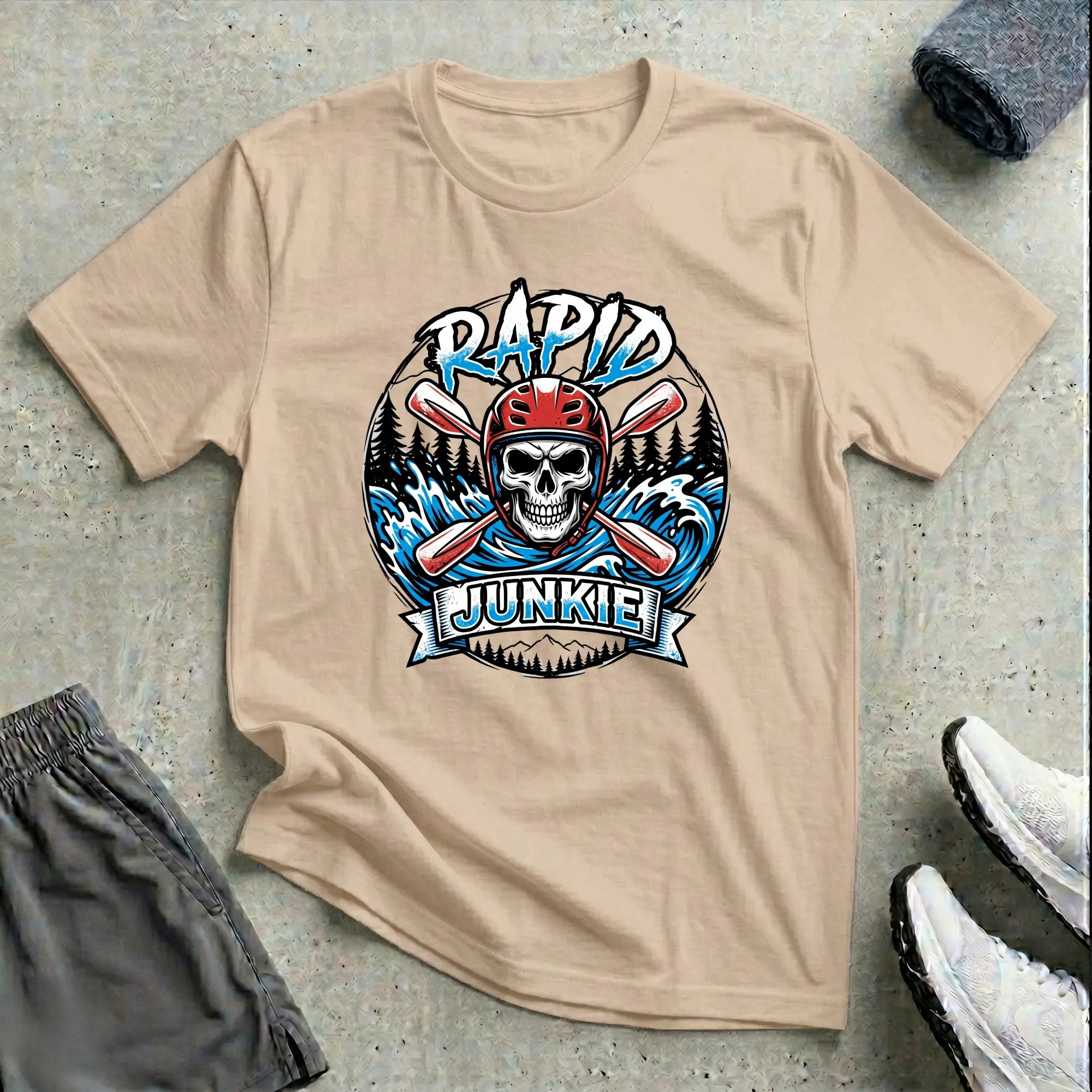 Rapid Junkie. Whitewater T-Shirt Printify