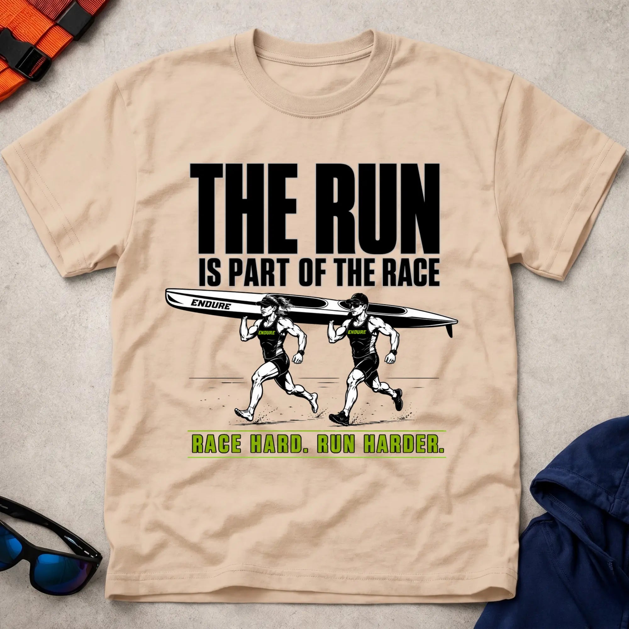 Endure The Run Is Part Of The Race Tee 