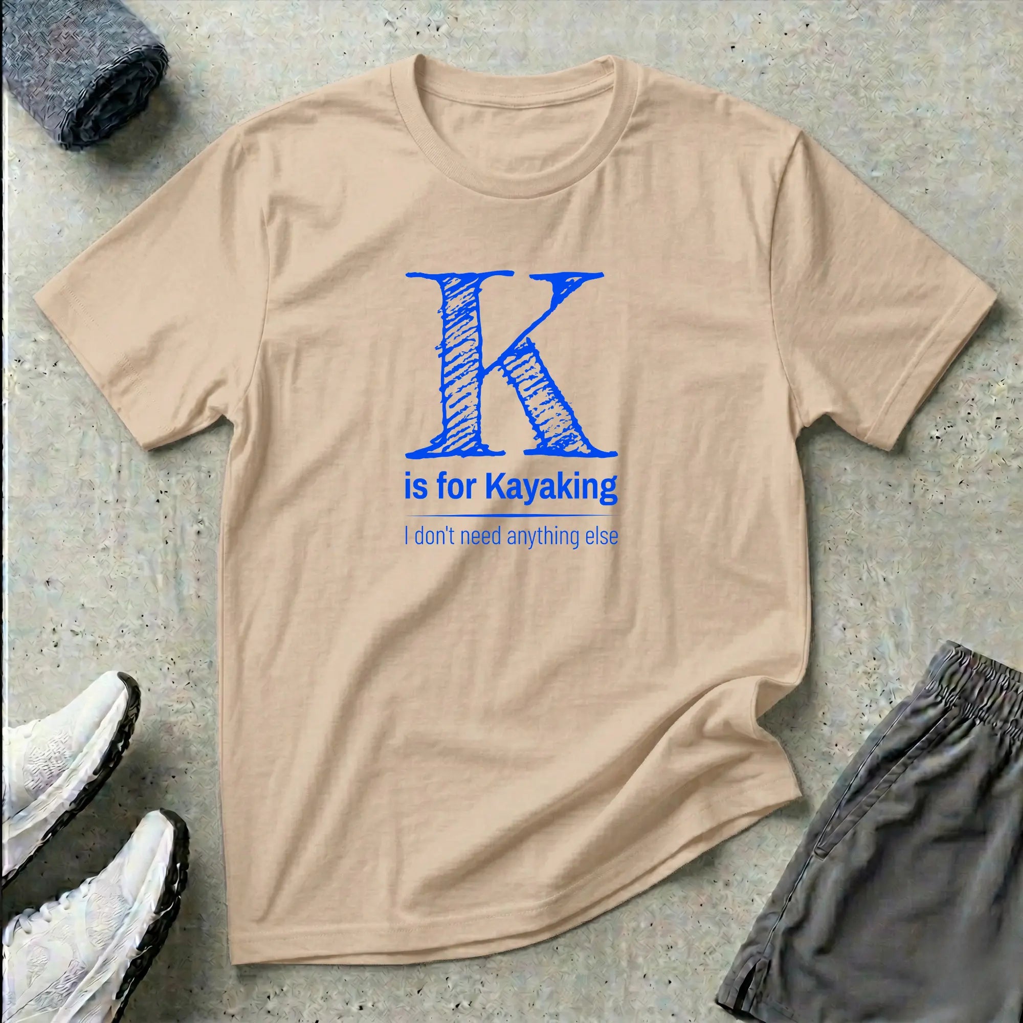 K is for Kayaking. Kayak T-Shirt Printify