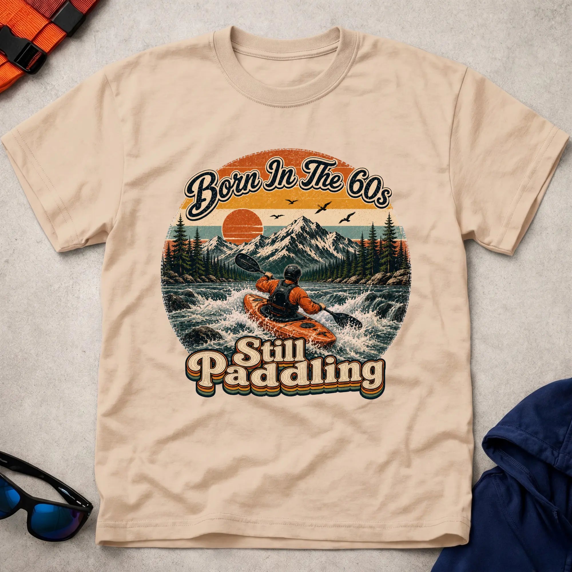 Born In The 60s, Still Paddling T-shirt