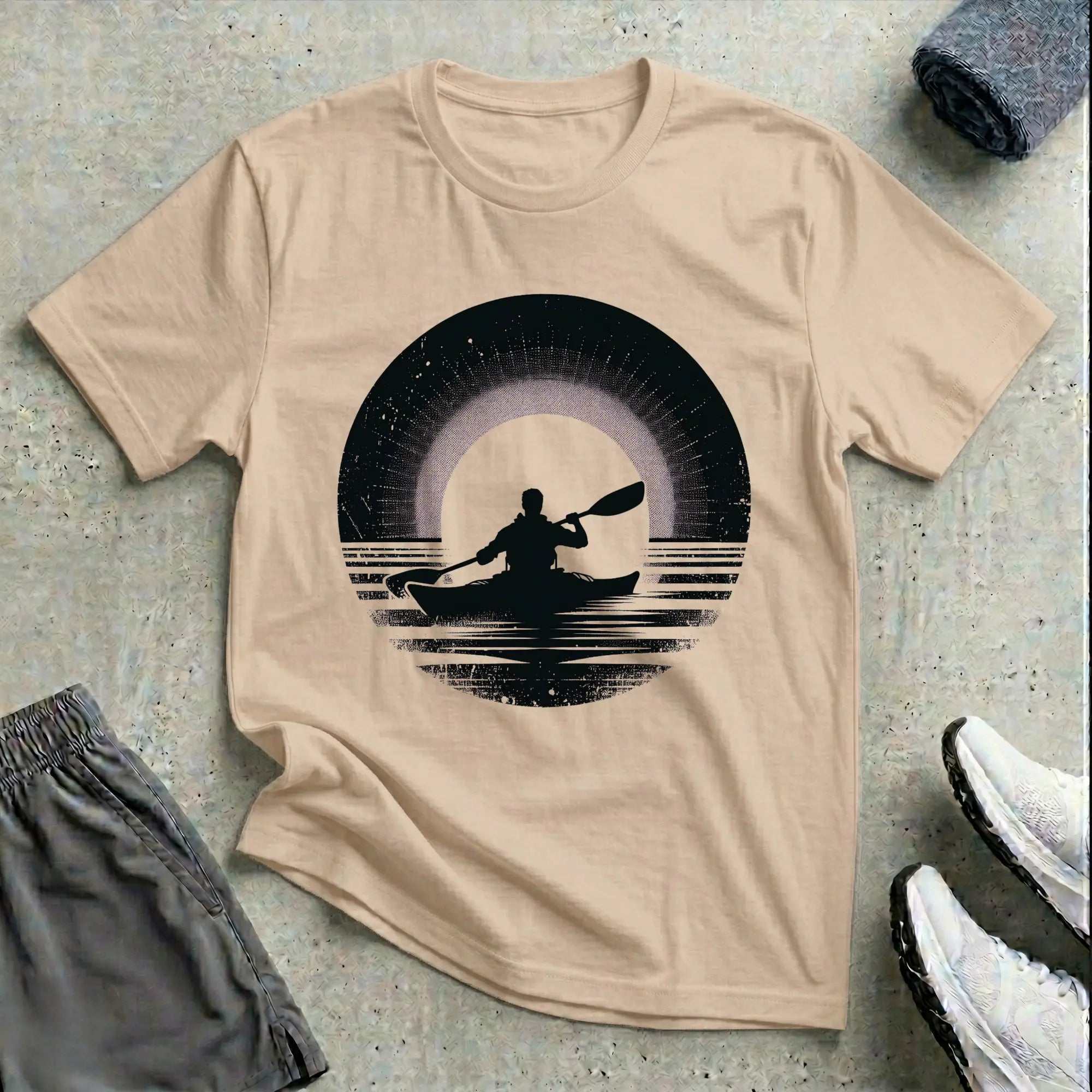 Sunset Silhouette Relaxed T-Shirt Printify